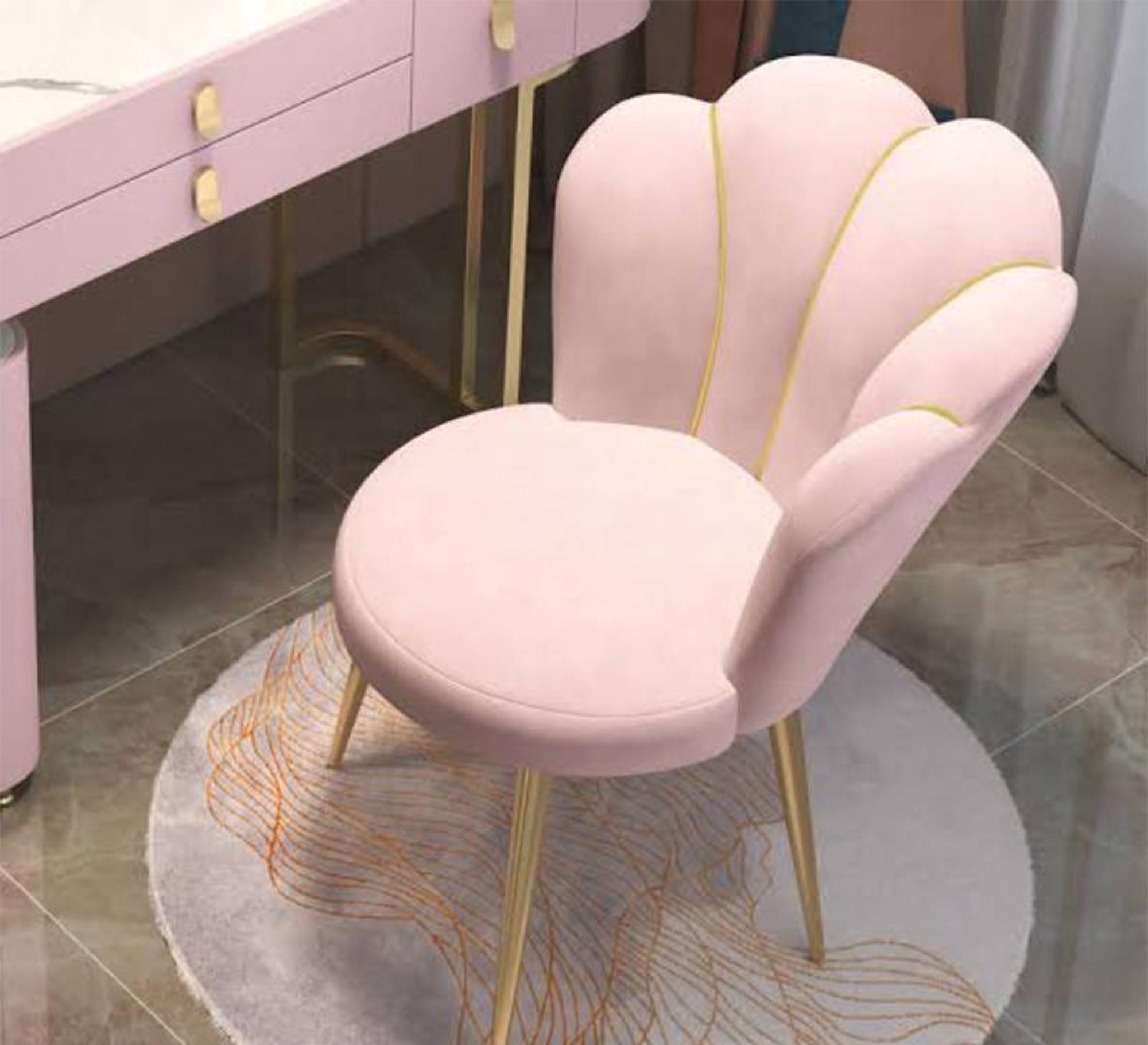 Rose - Back Chair, Elegant and Unique - Vitrine Furniture - Furniture