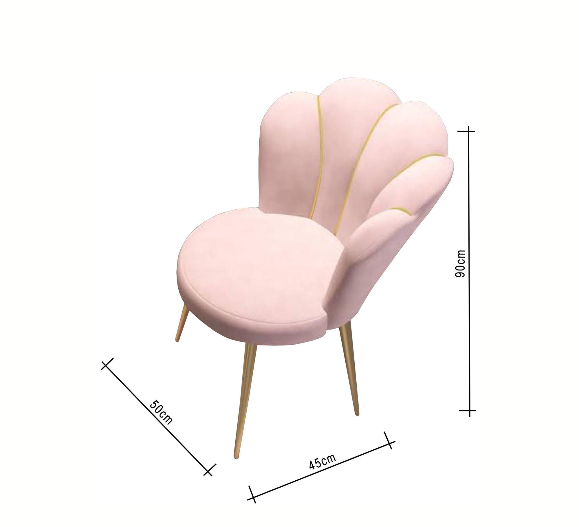 Rose - Back Chair, Elegant and Unique - Vitrine Furniture - Furniture