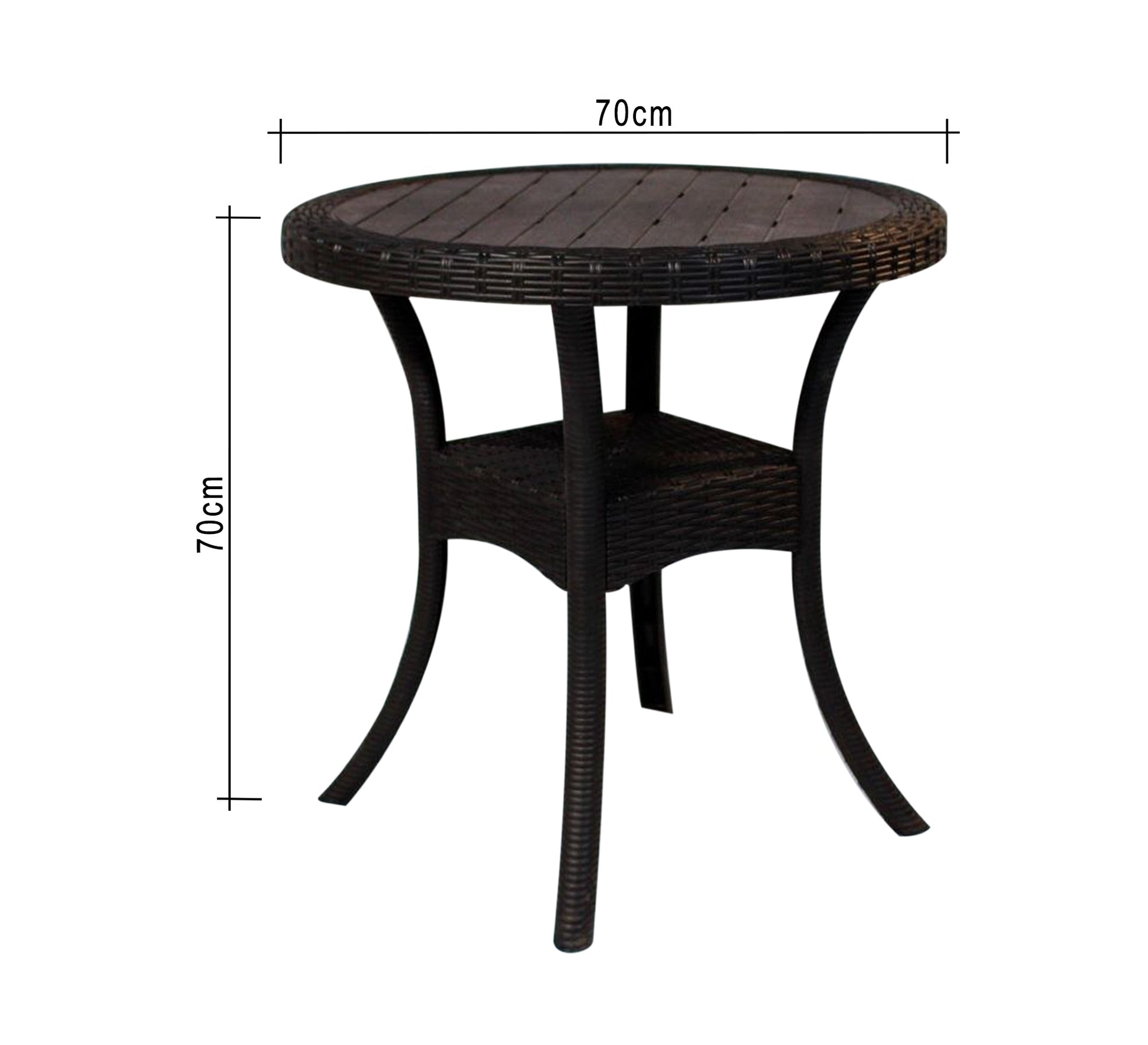 Round and comfortable brown garden furniture set. - Vitrine Furniture - Outdoor Products