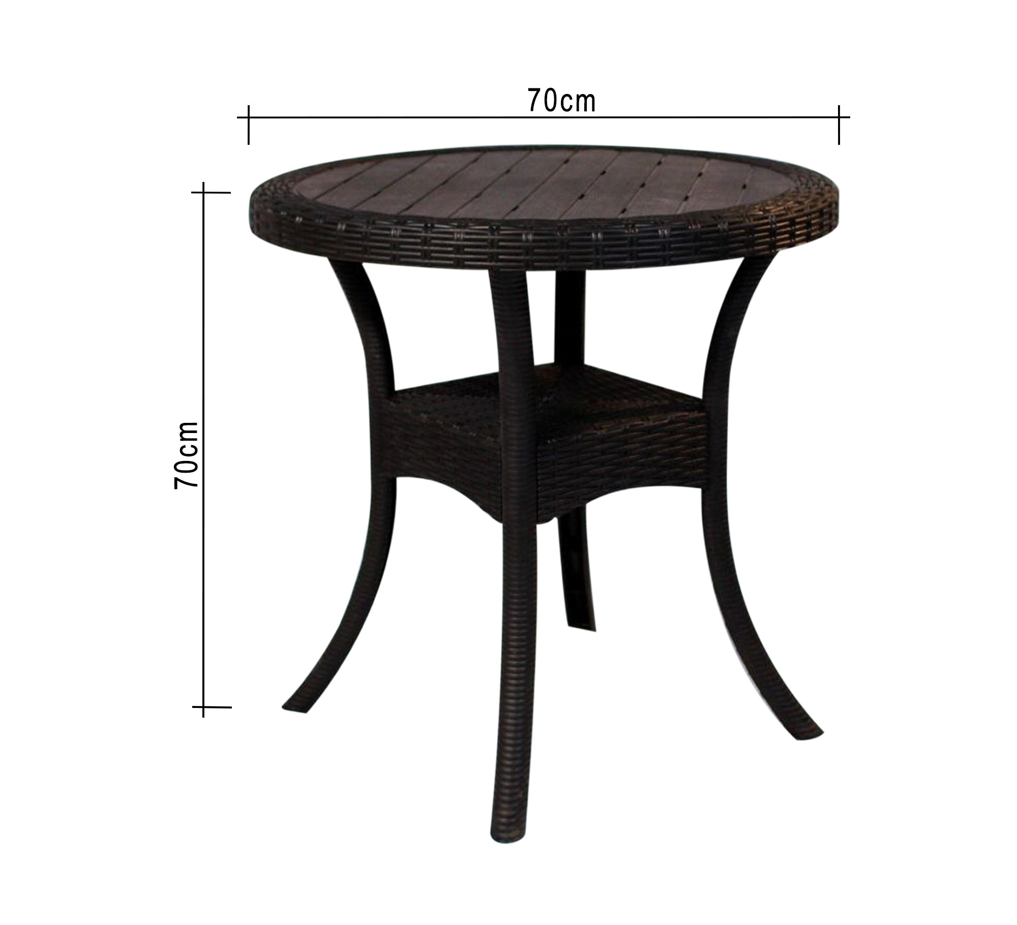 Round and comfortable brown garden furniture set. - Vitrine Furniture - Outdoor Products