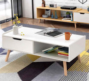 Round - Leg Coffee Table, Modern Chic - Vitrine Furniture - Furniture