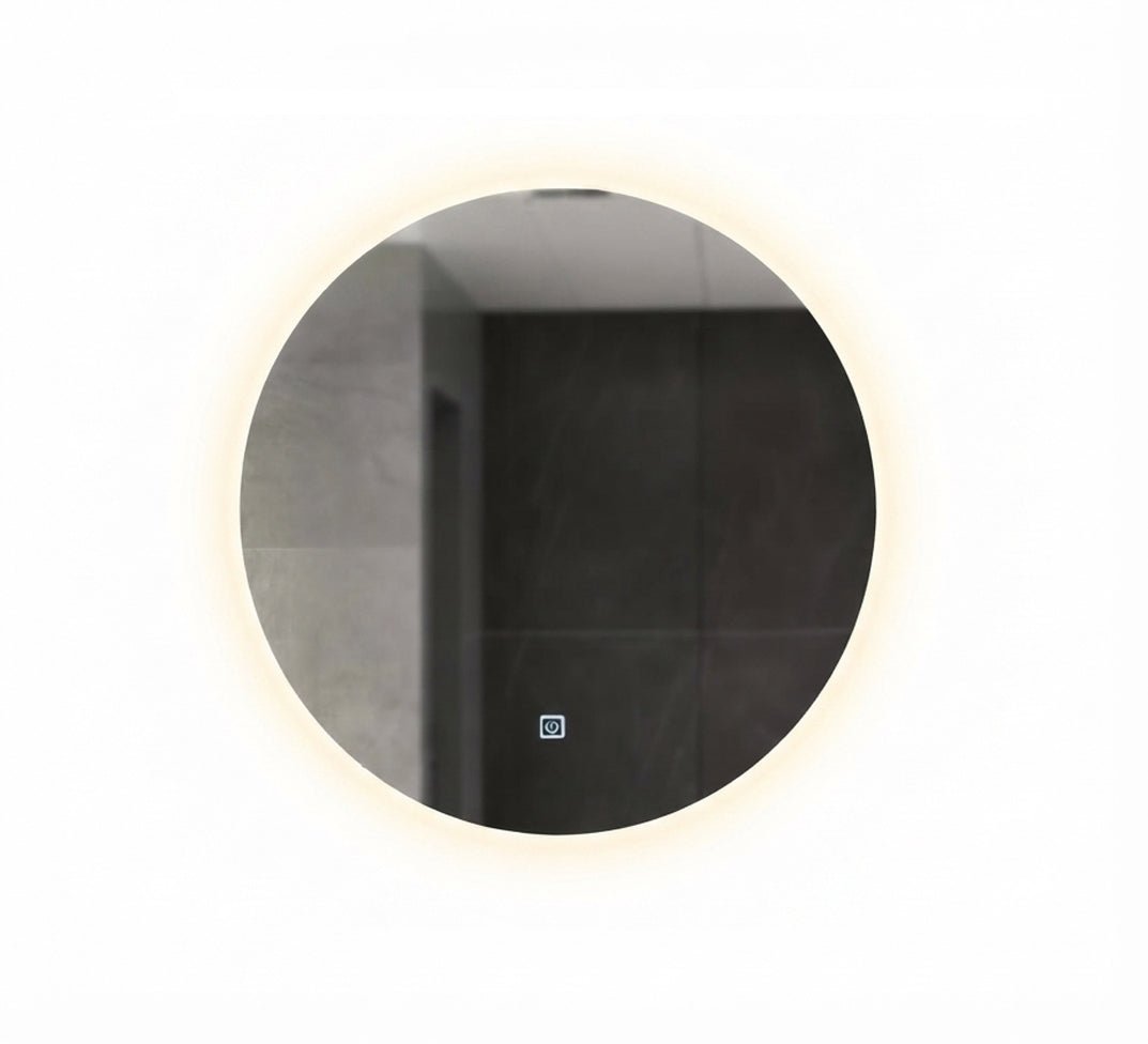 Round Mirror with Backlight and Touch Function - Vitrine Furniture - Mirrors
