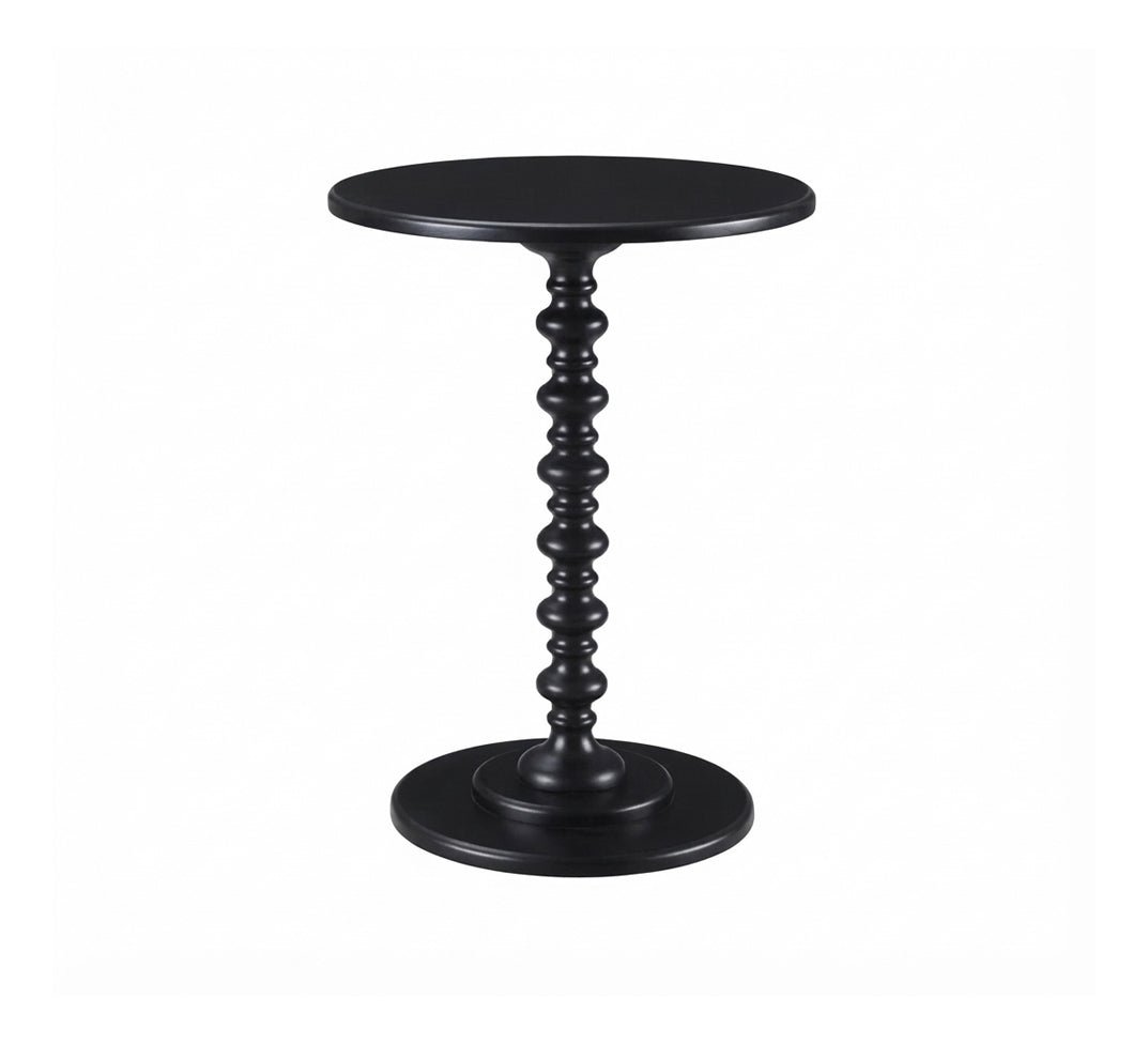Round serving table with a classic turned design - Vitrine Furniture - Side Tables