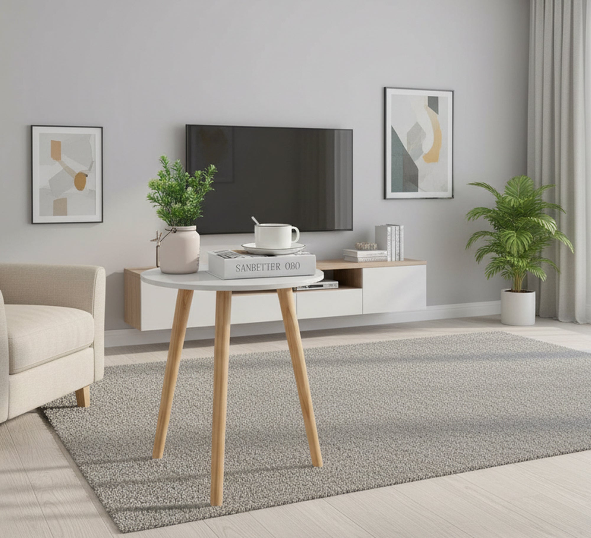 Round side table - Vitrine Furniture - Side Tables
