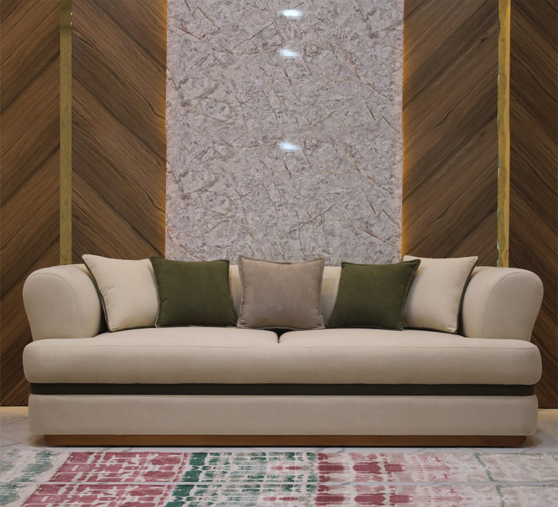 Royal beige living room - Vitrine Furniture - Furniture