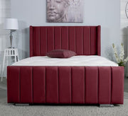 Royal purple red bed - Vitrine Furniture - Furniture