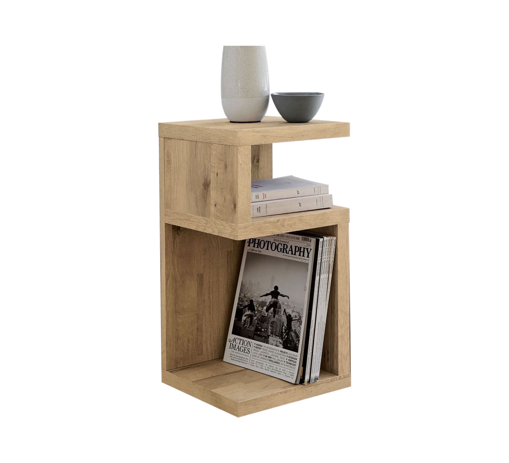 S - shaped side table library - Vitrine Furniture - Furniture