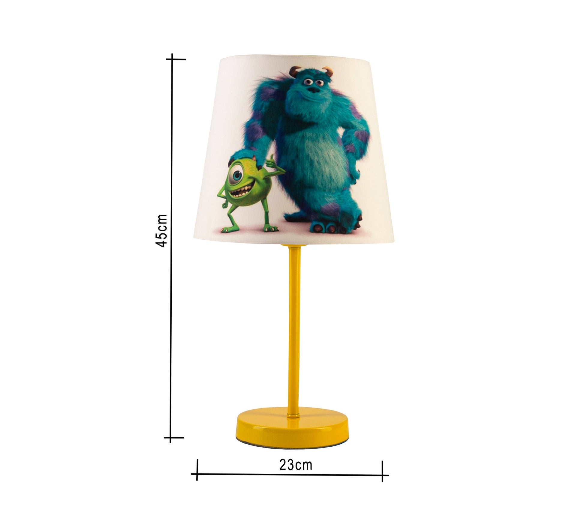 Sally and Mike Lamp: Great Friends for the Nursery with a Gold Base - Vitrine Furniture - Lighting