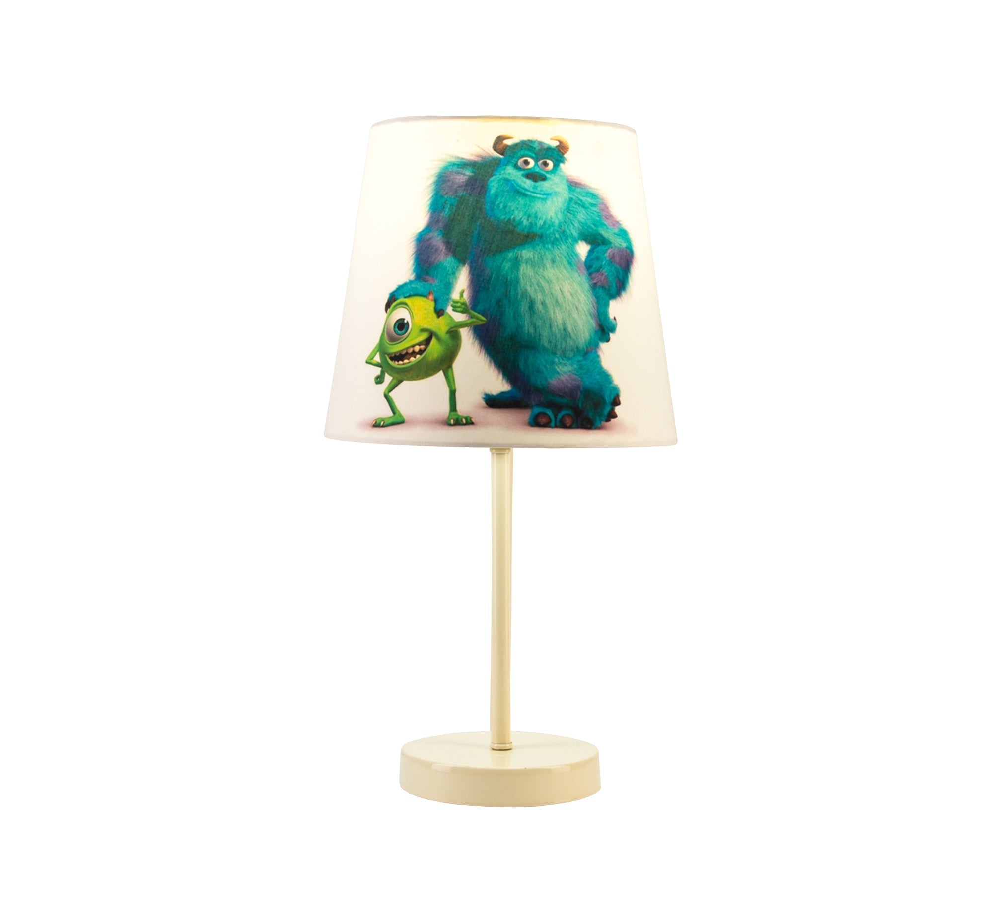 Sally and Mike Lamp: Great Friends for the Nursery with Beige Base - Vitrine Furniture - Lighting