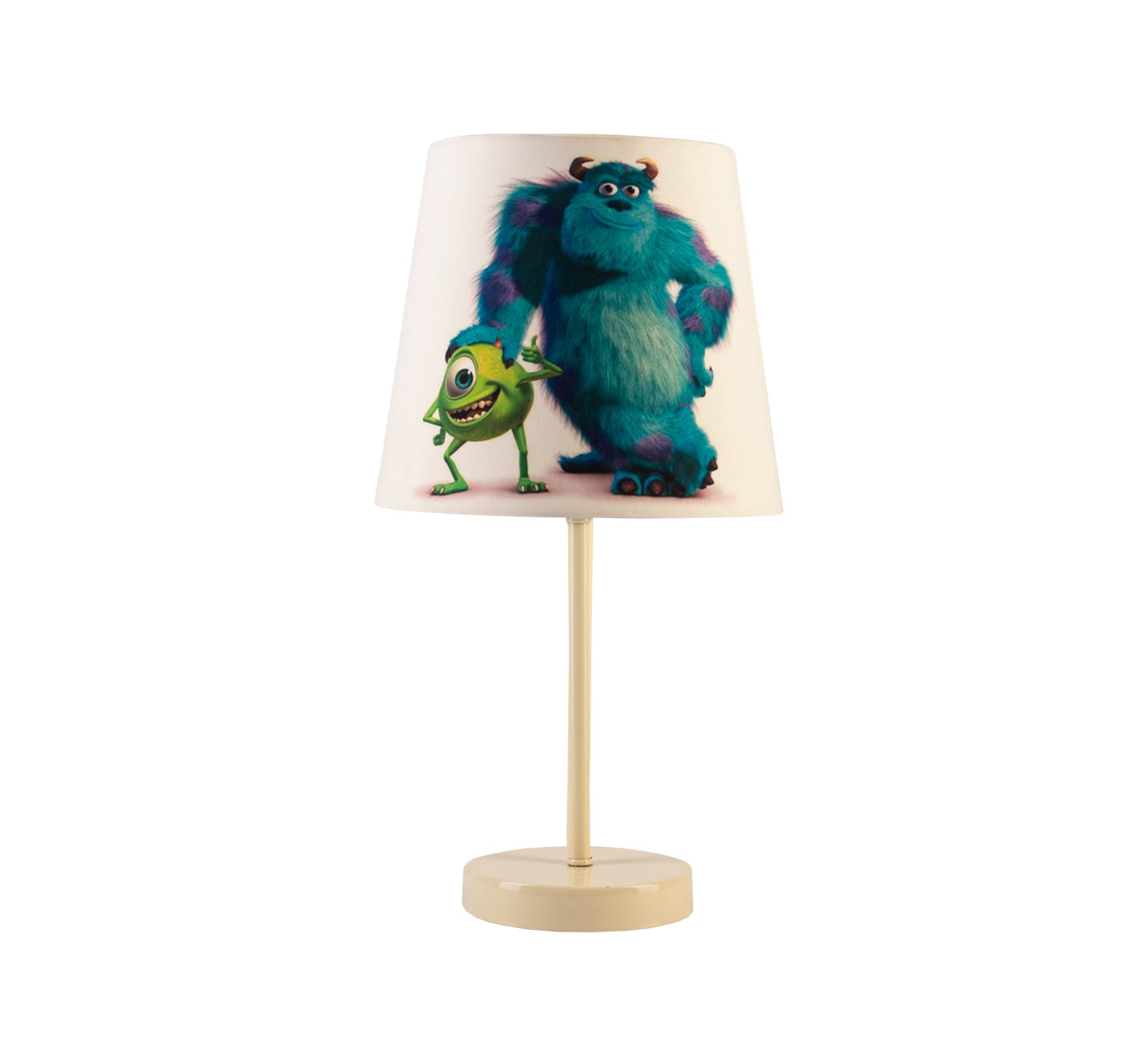 Sally and Mike Lamp: Great Friends for the Nursery with Beige Base - Vitrine Furniture - Lighting
