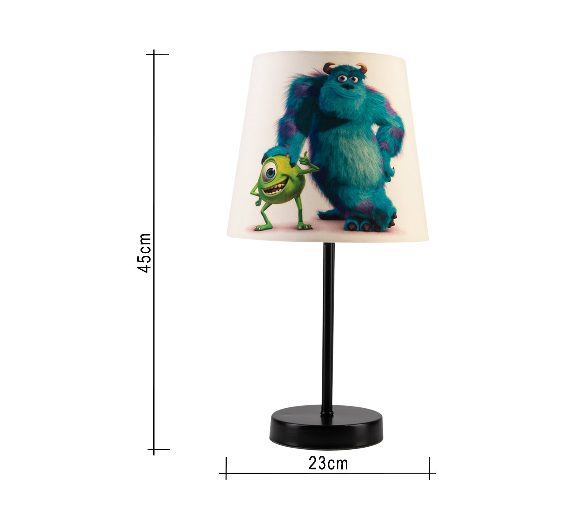 Sally and Mike Lamp: Great Friends for the Nursery with Black Base - Vitrine Furniture - Lighting