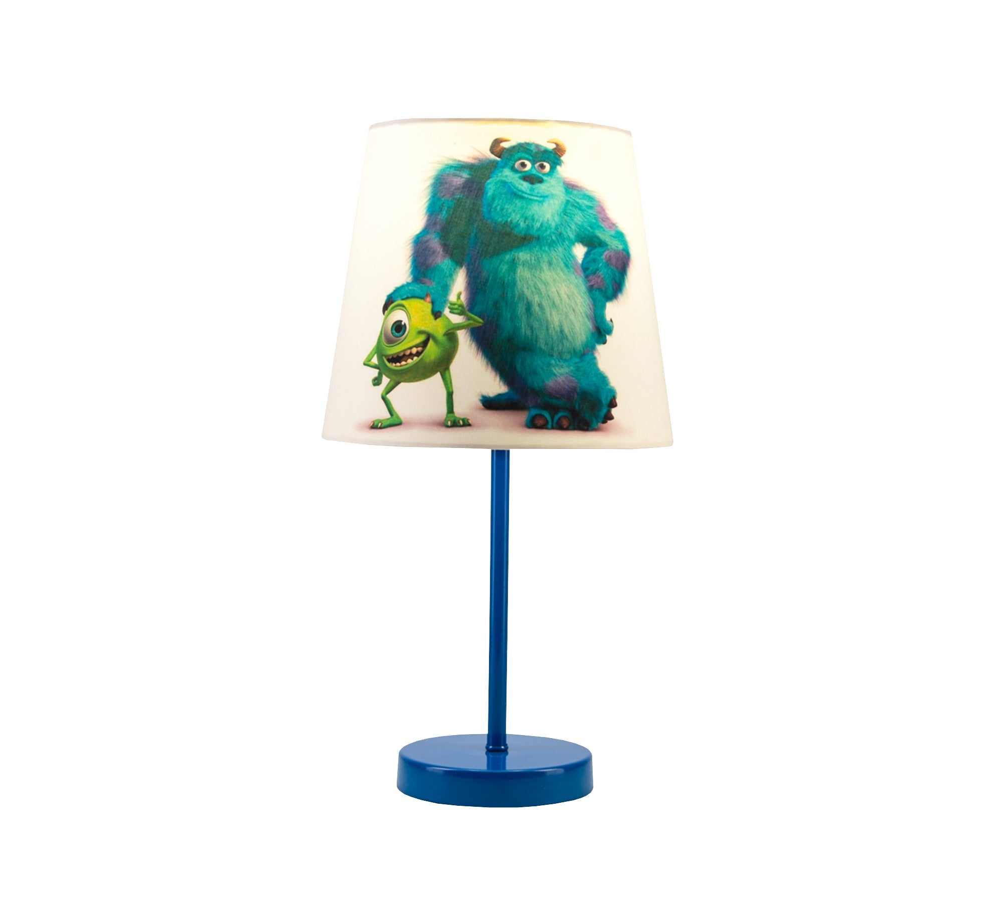 Sally and Mike Lamp: Great Friends for the Nursery with Blue Base - Vitrine Furniture - Lighting