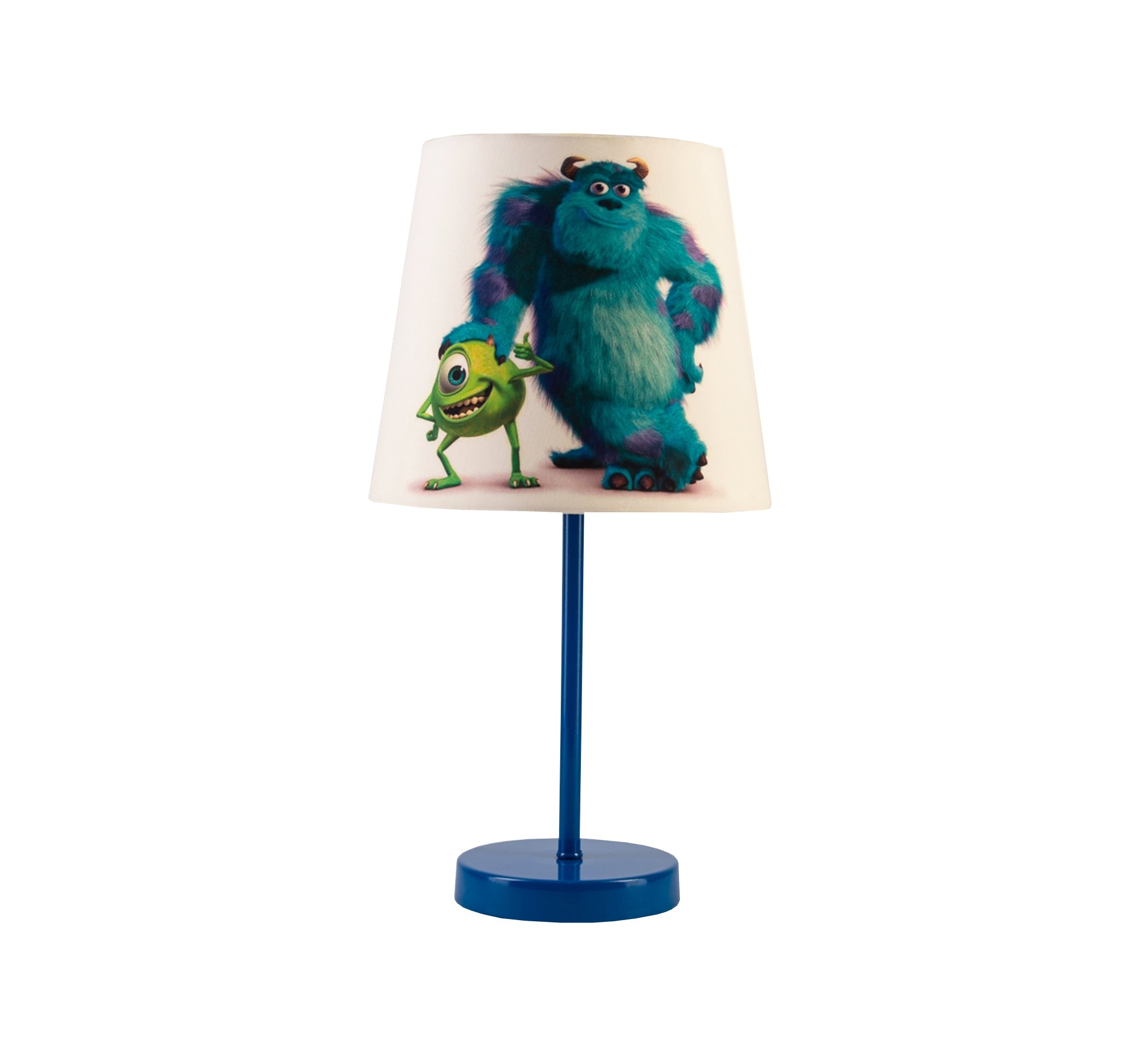 Sally and Mike Lamp: Great Friends for the Nursery with Blue Base - Vitrine Furniture - Lighting