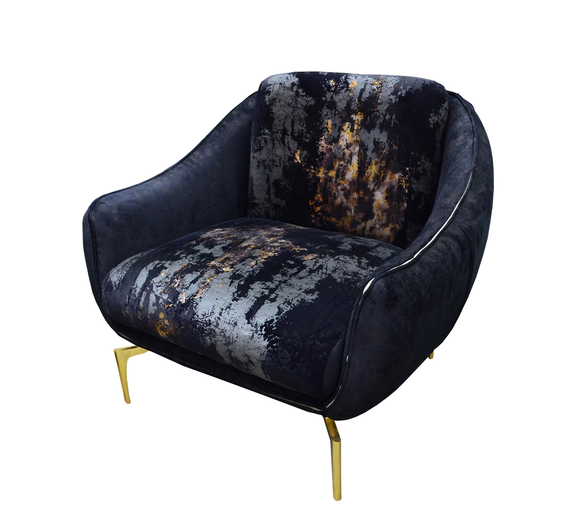 Salon set with a distinctive and luxurious circular design - Vitrine Furniture - Living room sets