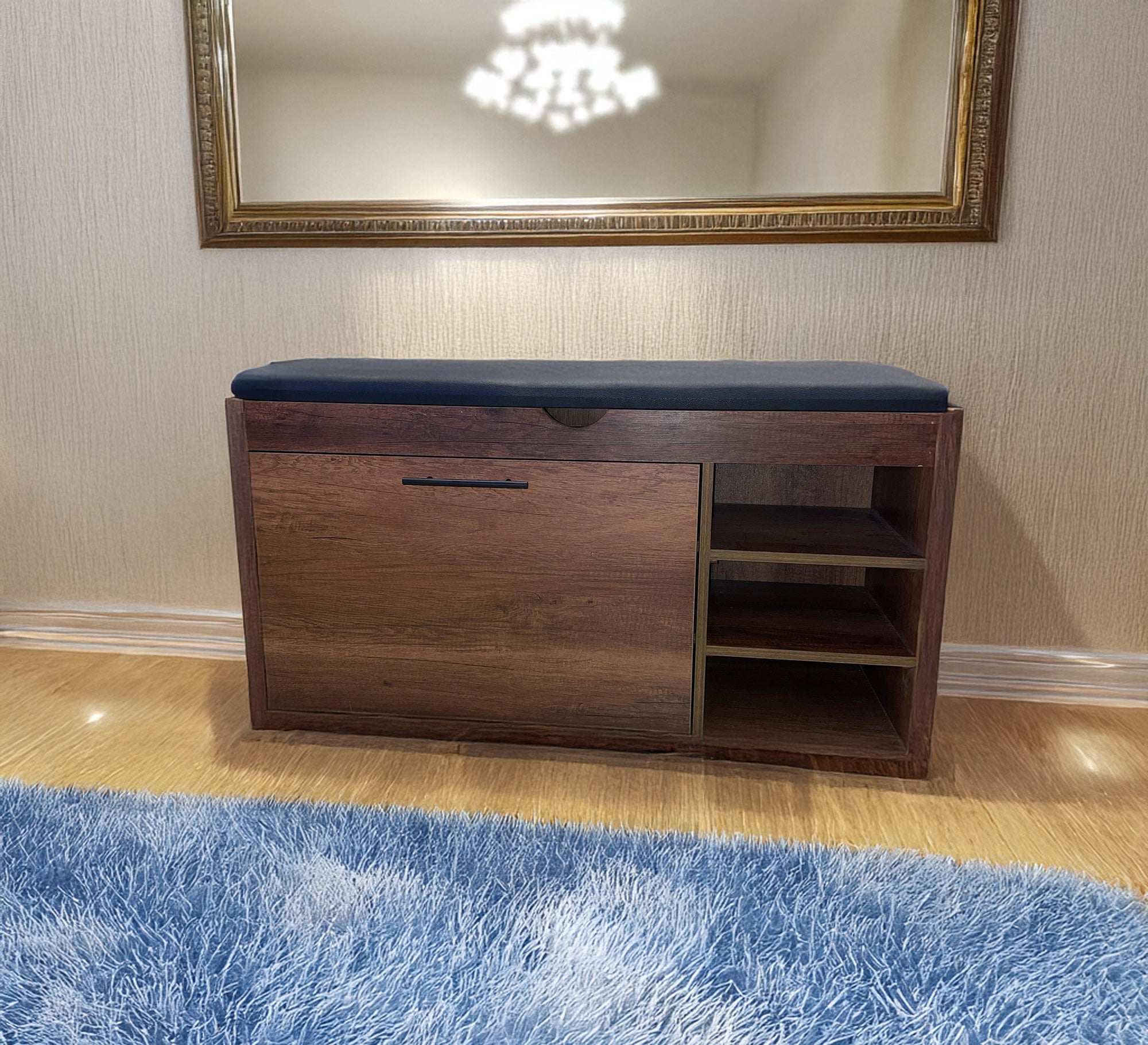Seating bench with shoe cabinet - Vitrine Furniture - Furniture