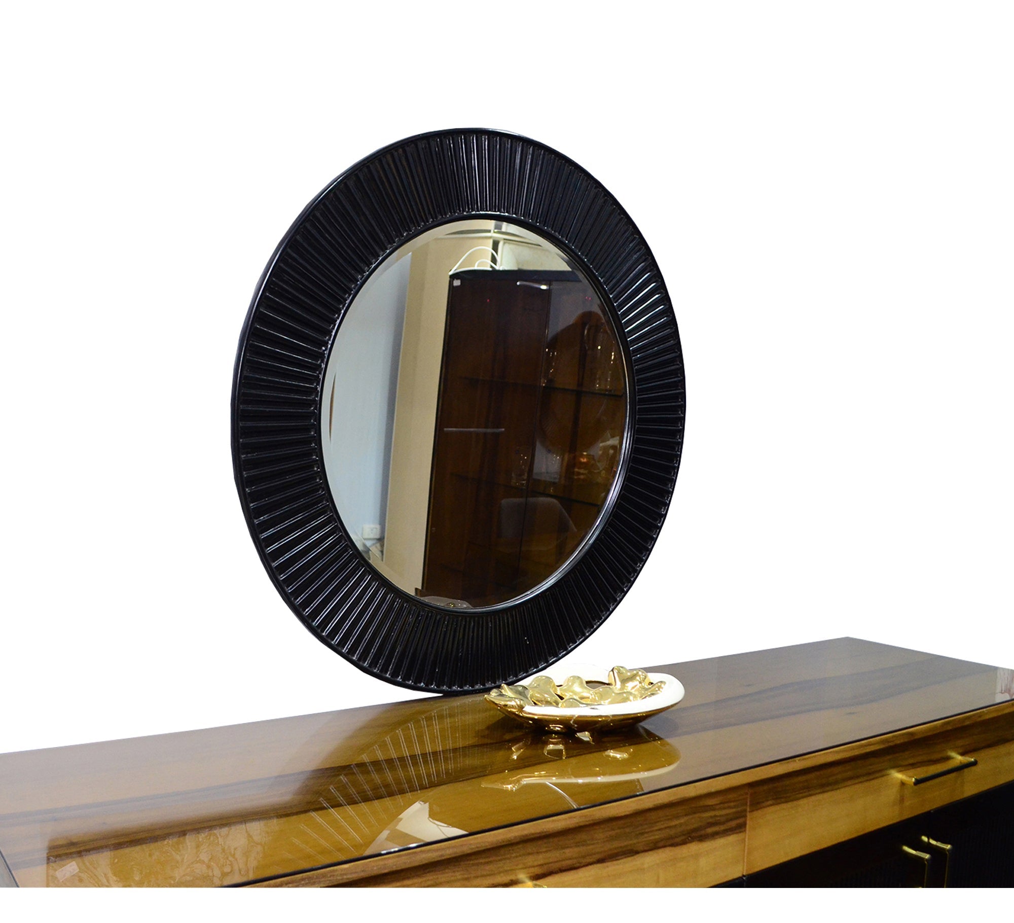 Semi - Classic Dark Brown Dining Charm - Vitrine Furniture - Sets