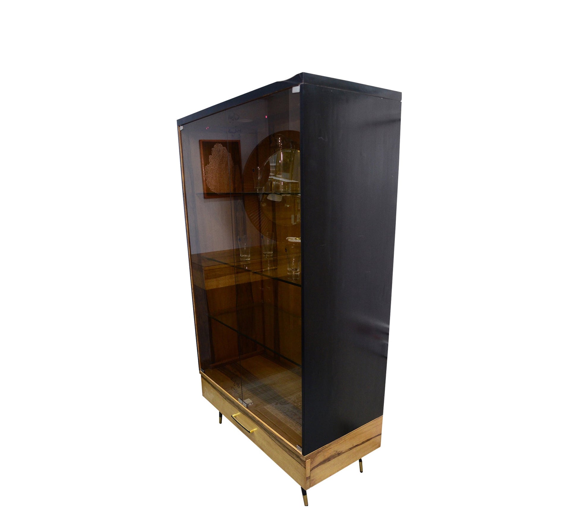 Semi - Classic Dark Brown Dining Charm - Vitrine Furniture - Sets