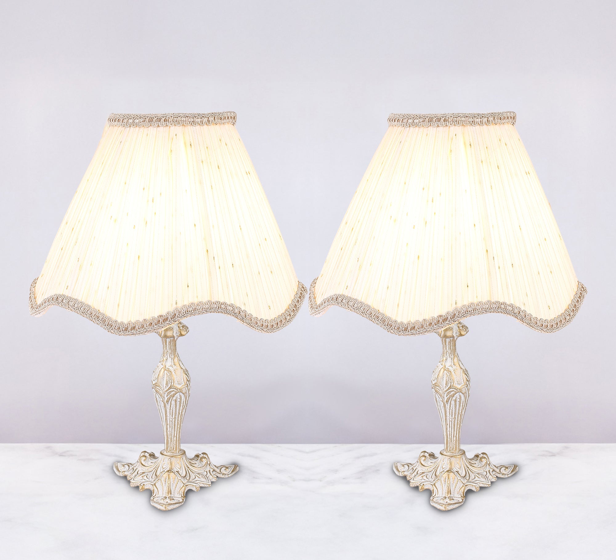 Set of 2 elegant table lamps - Vitrine Furniture - Lighting