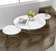 Set of three circular coffee tables - Vitrine Furniture - Furniture