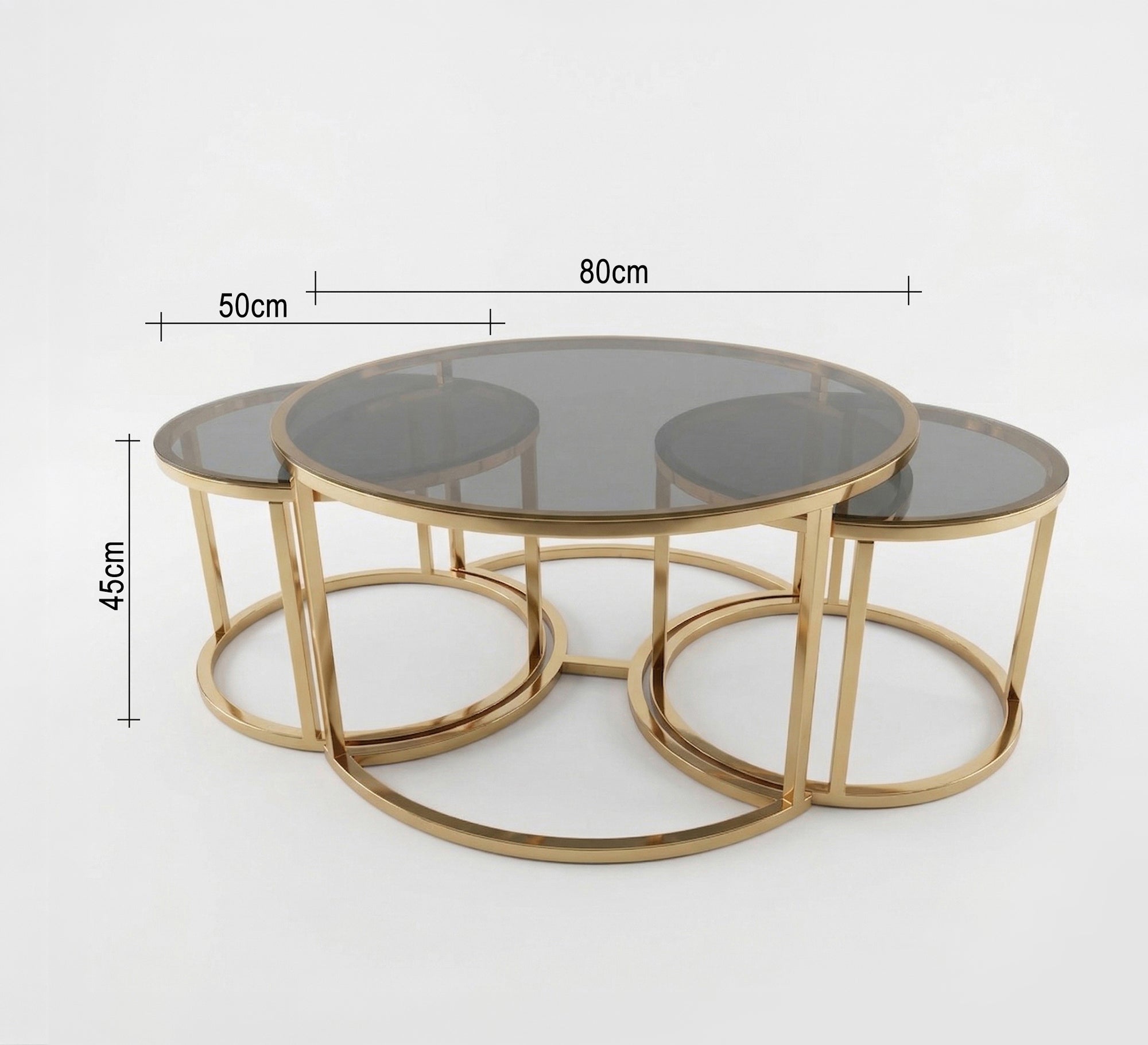 Set of three circular tables - Vitrine Furniture - Coffee Tables