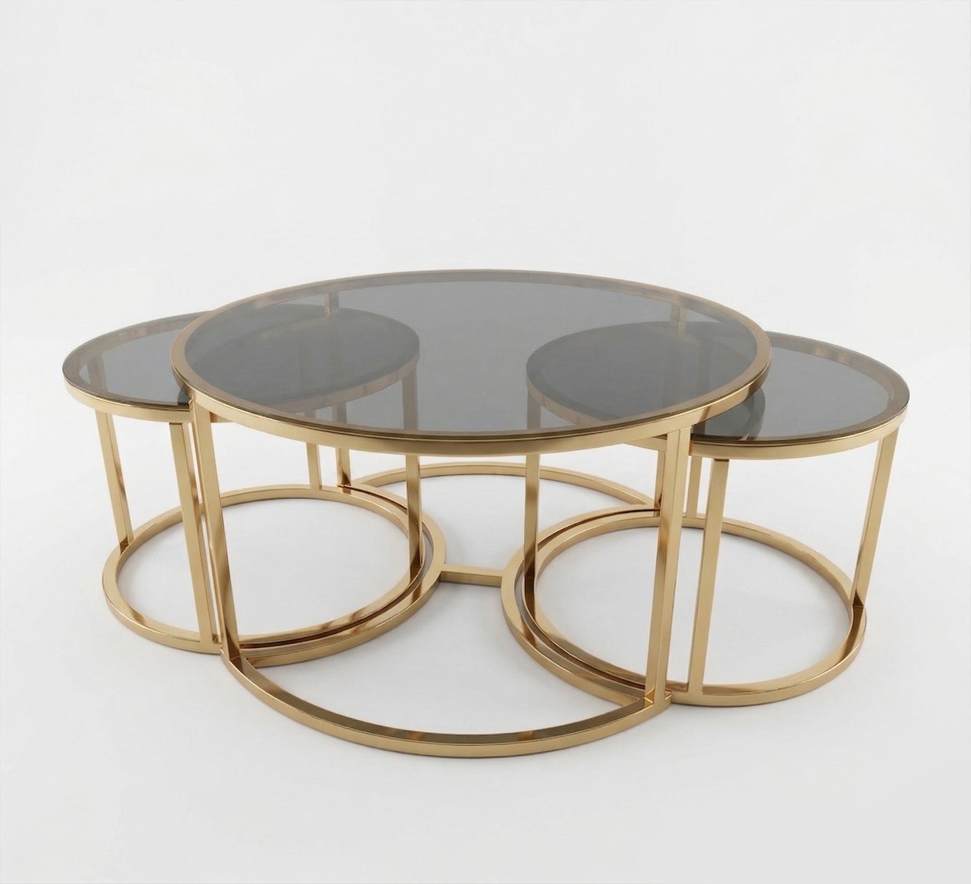 Set of three circular tables - Vitrine Furniture - Coffee Tables