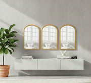 Set of Three Curved Wall Mirrors - Vitrine Furniture - Mirrors