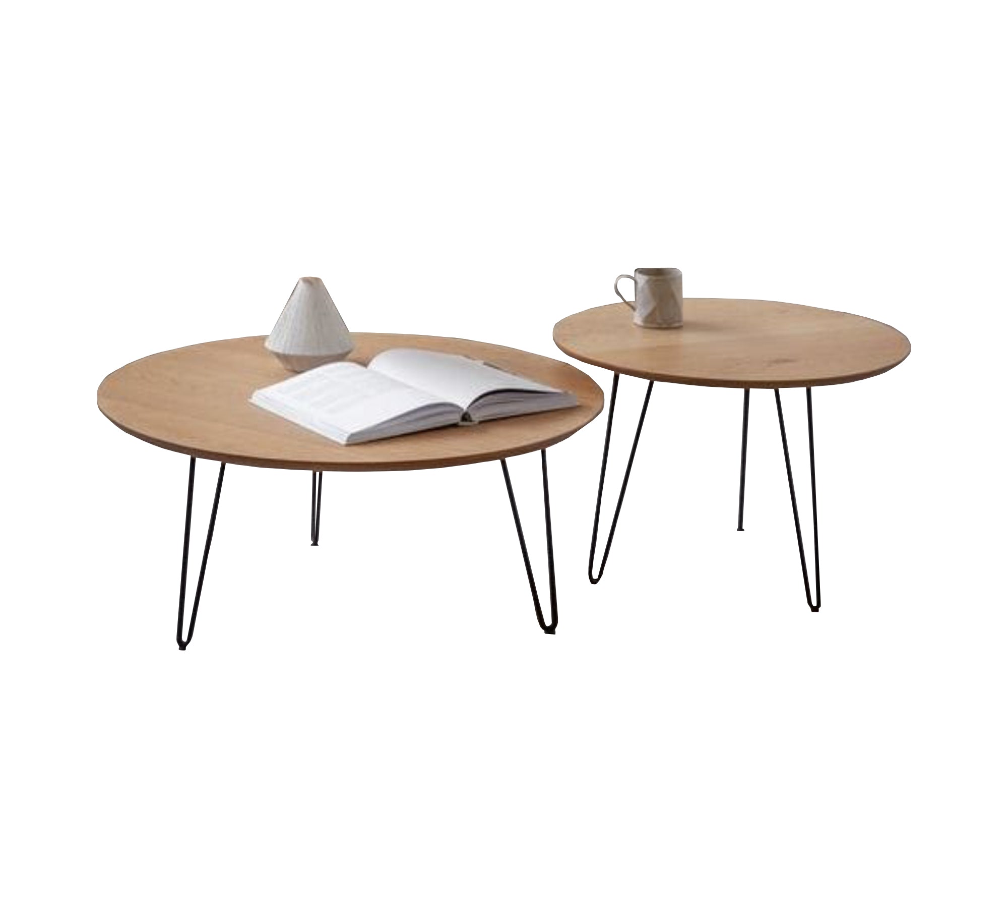 Set of two circular coffee tables - Vitrine Furniture - Furniture