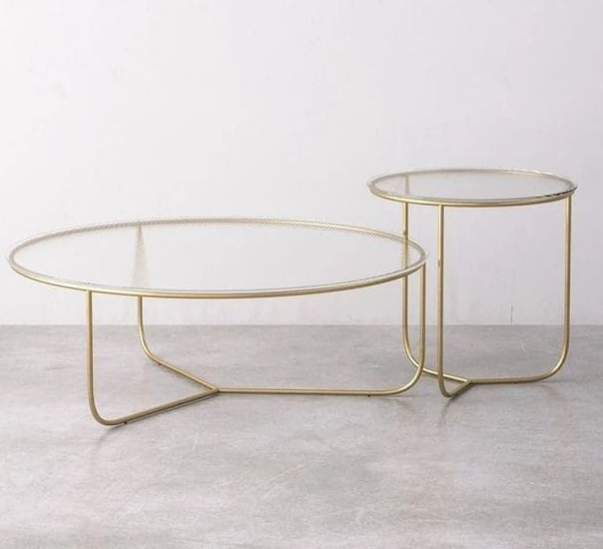 Set of Two Living Room Center Tables - Vitrine Furniture - Furniture