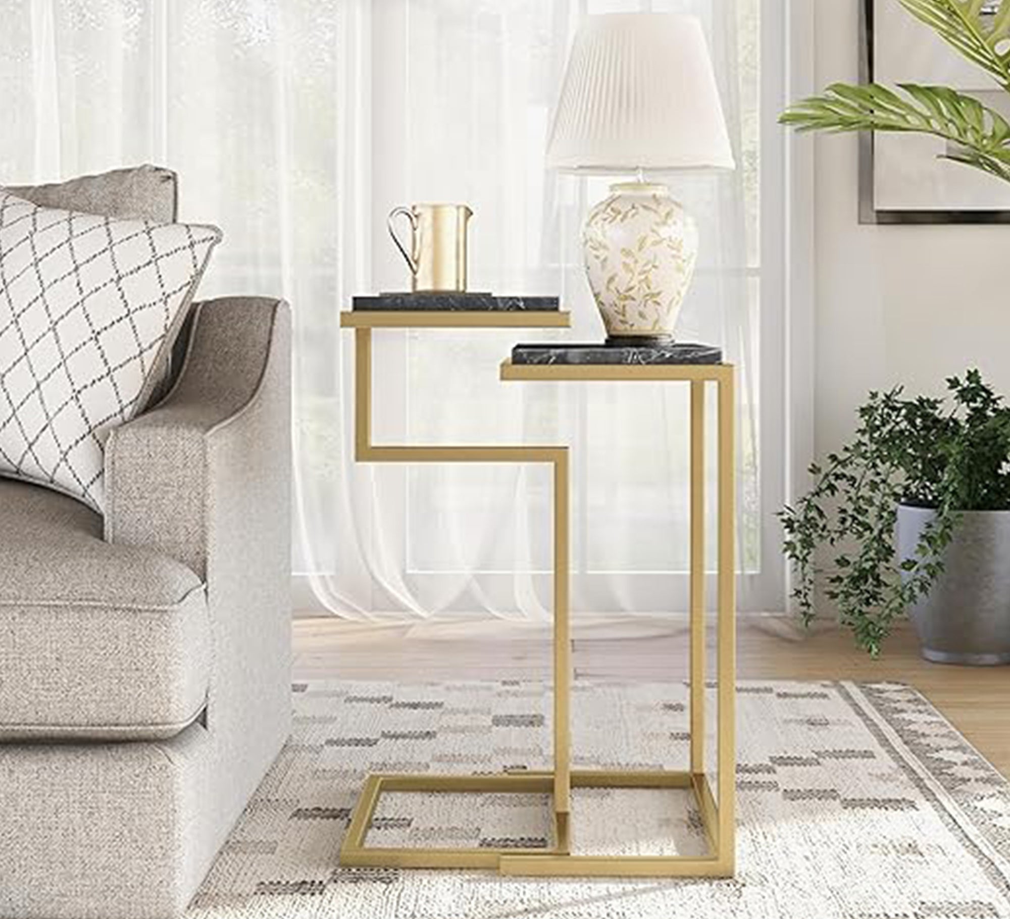 Set of two side tables with unique design - Vitrine Furniture - Furniture
