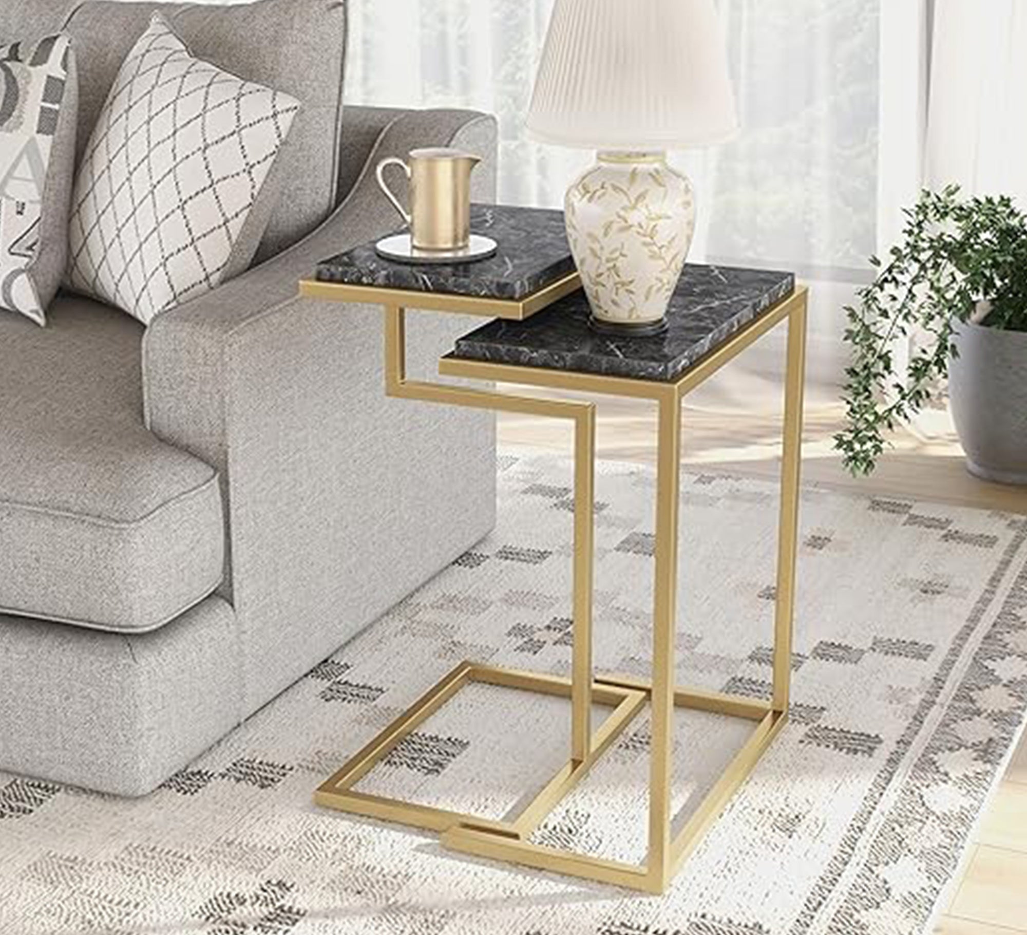 Set of two side tables with unique design - Vitrine Furniture - Furniture