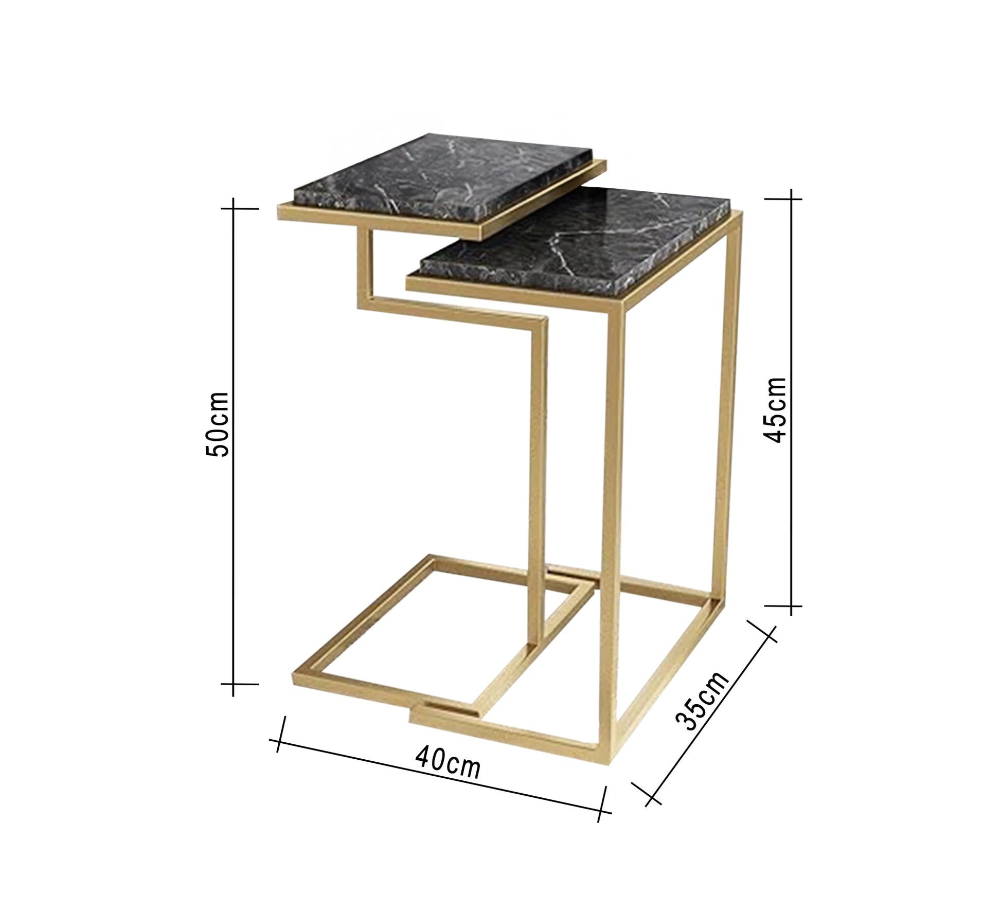 Set of two side tables with unique design - Vitrine Furniture - Furniture