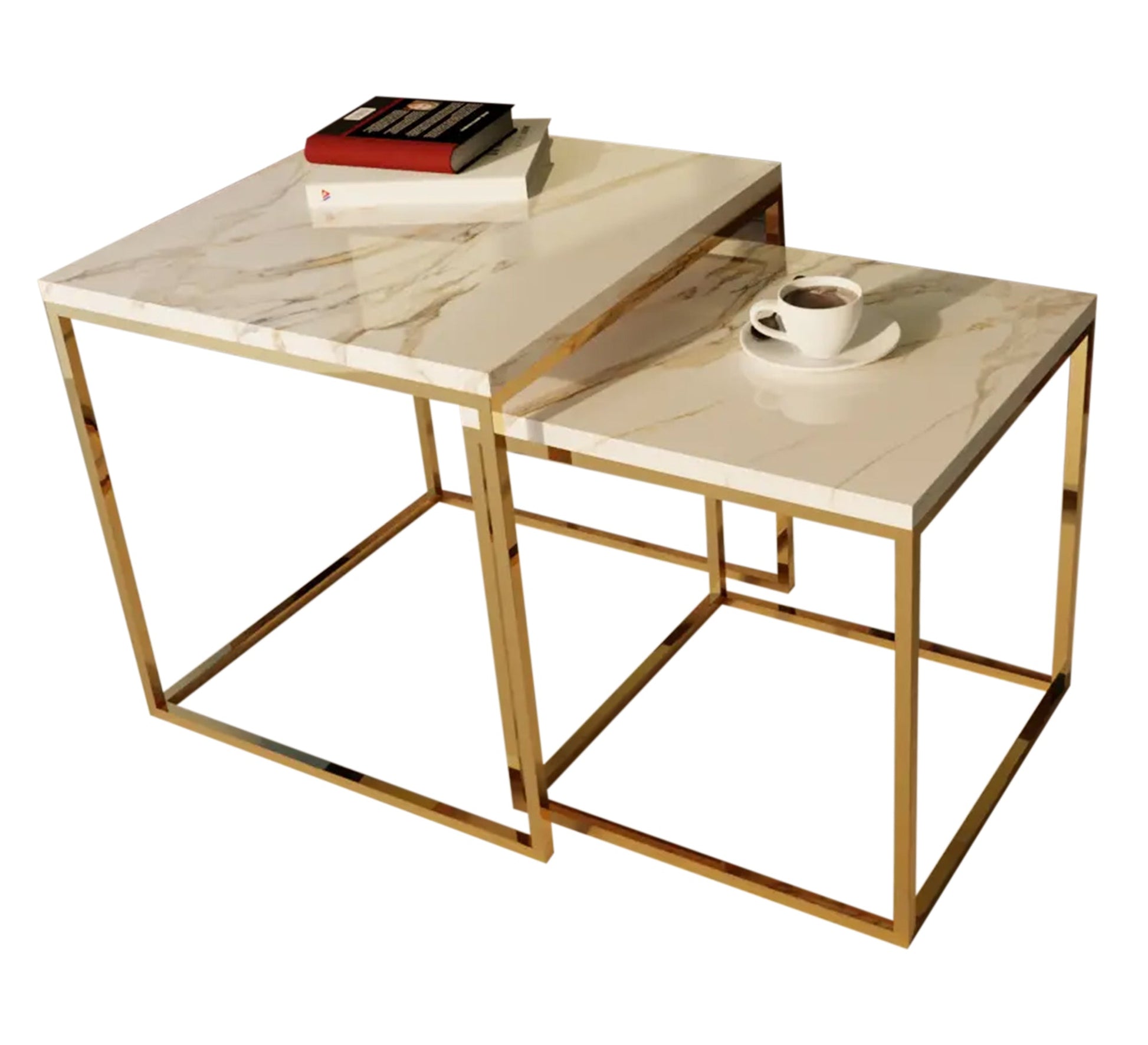 Set of two square coffee tables - Vitrine Furniture - Furniture