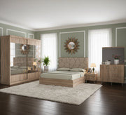 Sharma beige bedroom - Vitrine Furniture - Bed Sets