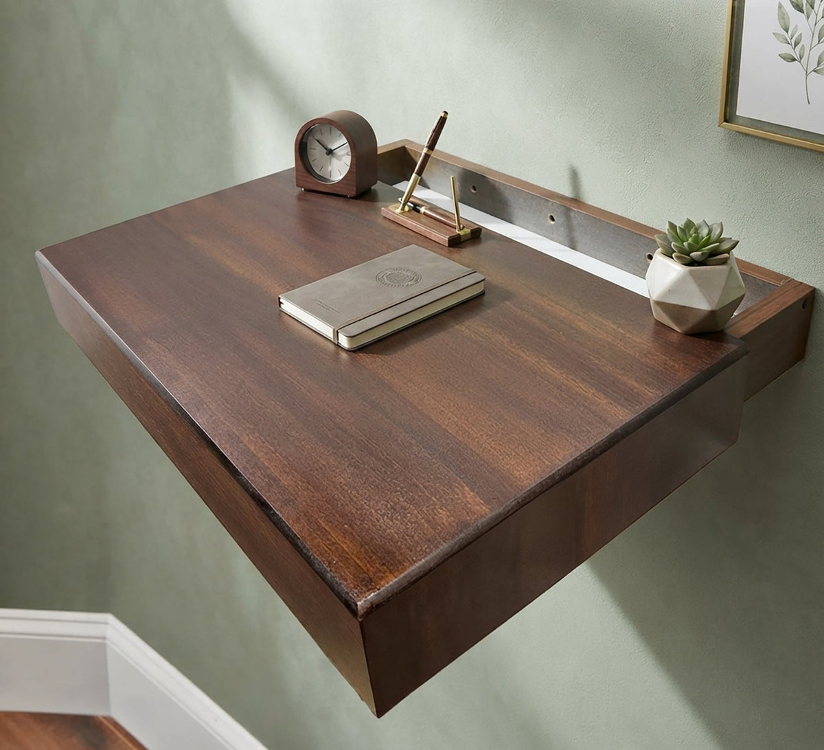 Shelf with hidden drawer - Vitrine Furniture - Wall Shelves