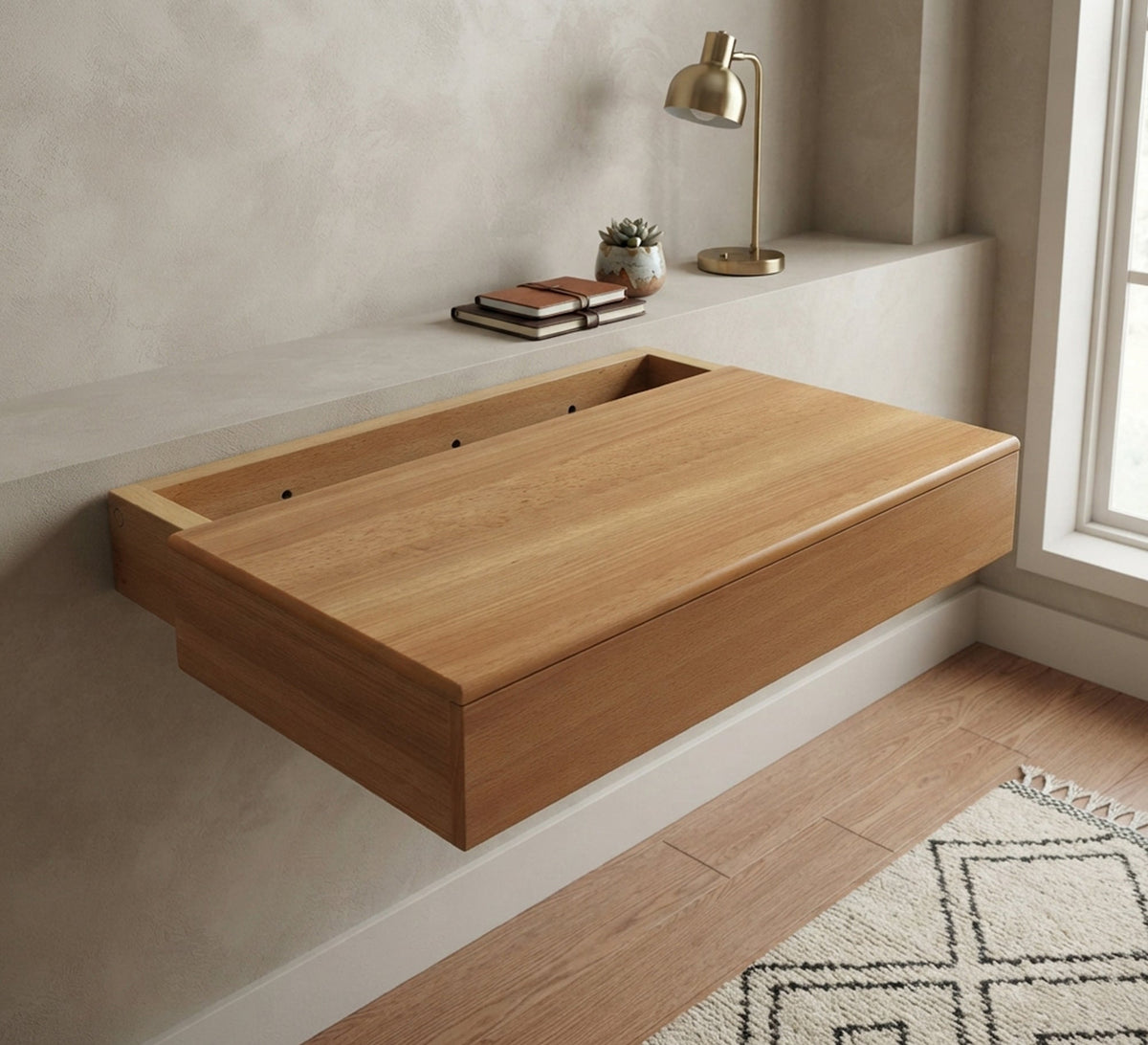 Shelf with hidden drawer - Vitrine Furniture - Wall Shelves