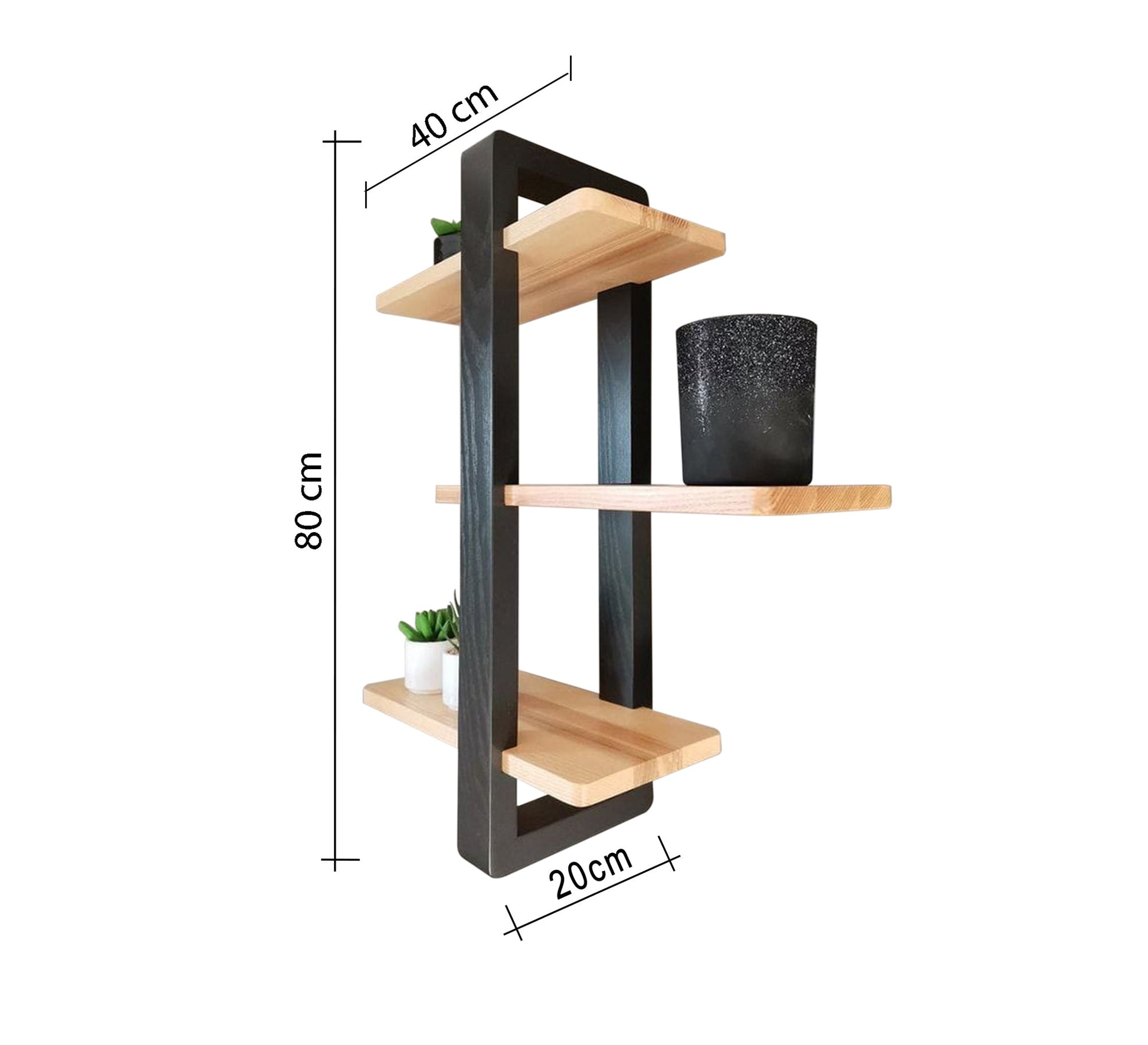 Shelving unit 40 cm, musky wood - Vitrine Furniture - Furniture