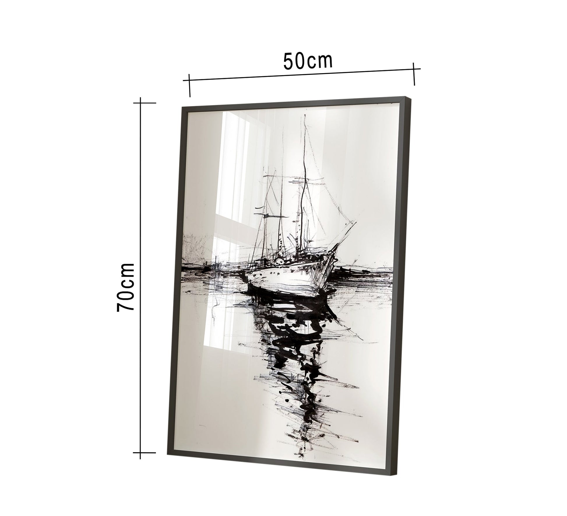 Ship dashboard with black frame - Vitrine Furniture - Décor
