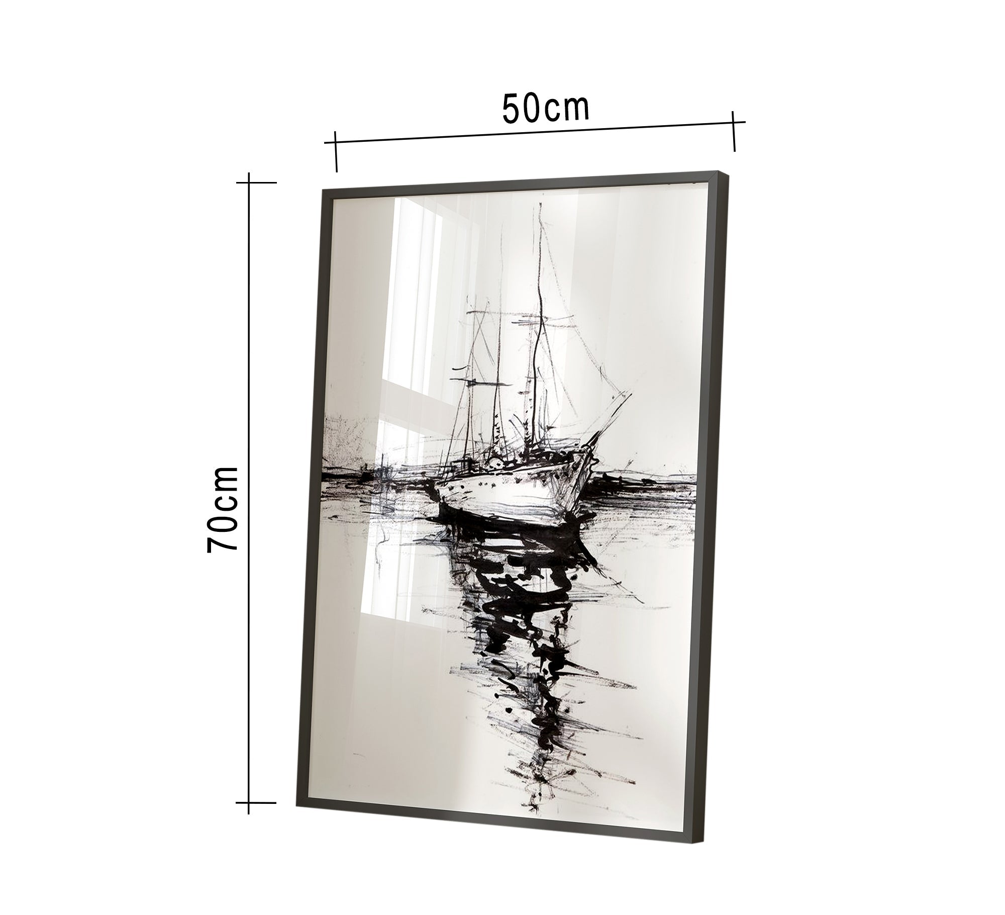 Ship dashboard with black frame - Vitrine Furniture - Décor