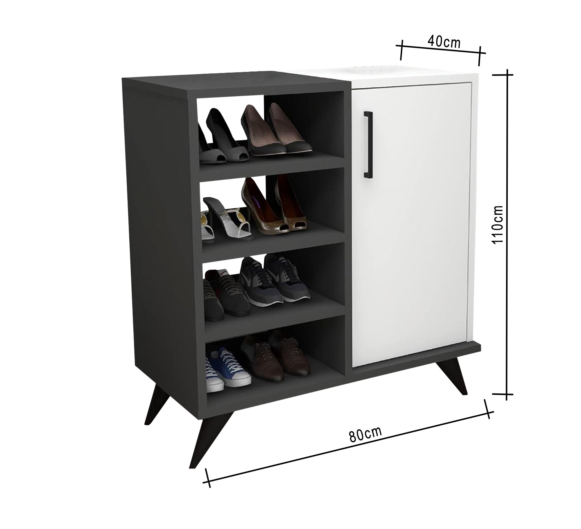 Shoe cabinet with a chic design - Vitrine Furniture - Furniture