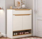 Shoe Rack: 2 Doors, Lower Shelf, and Drawer - Vitrine Furniture - Furniture