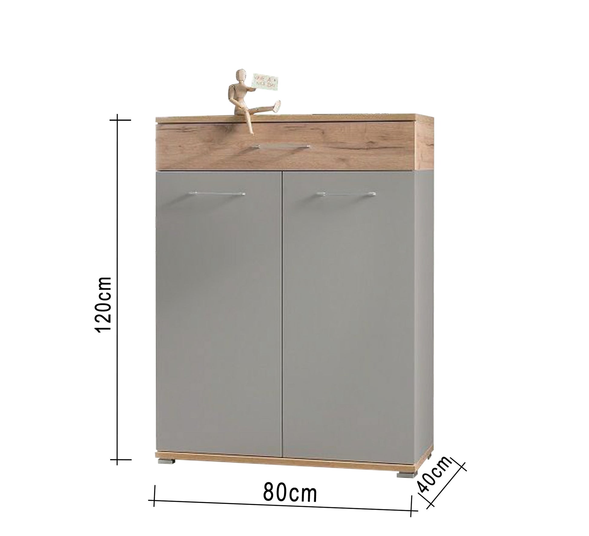Shoe rack with drawers and hinged leaf - Vitrine Furniture - Furniture