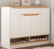 Shoe rack with four leaves and a lower shelf - Vitrine Furniture - Furniture