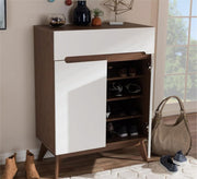 Shoe rack with high beech legs - Vitrine Furniture - Furniture