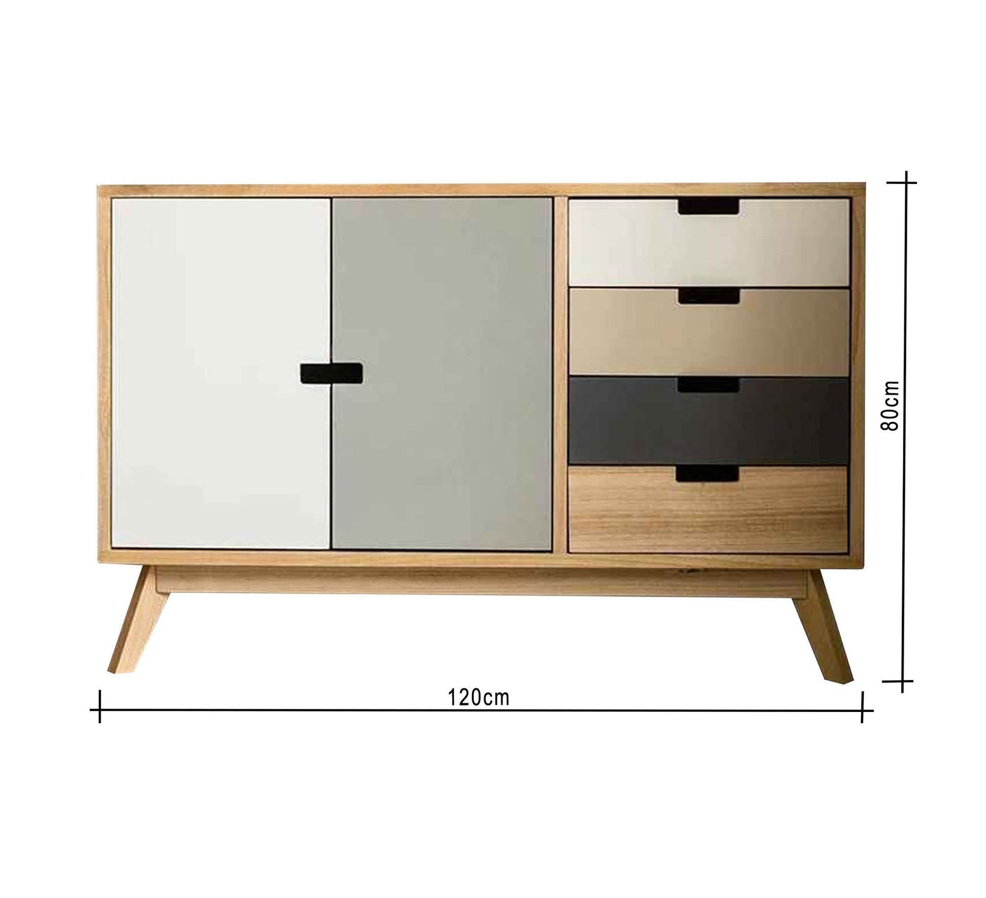 Shoe rack with high, slanted decorative legs - Vitrine Furniture - Furniture