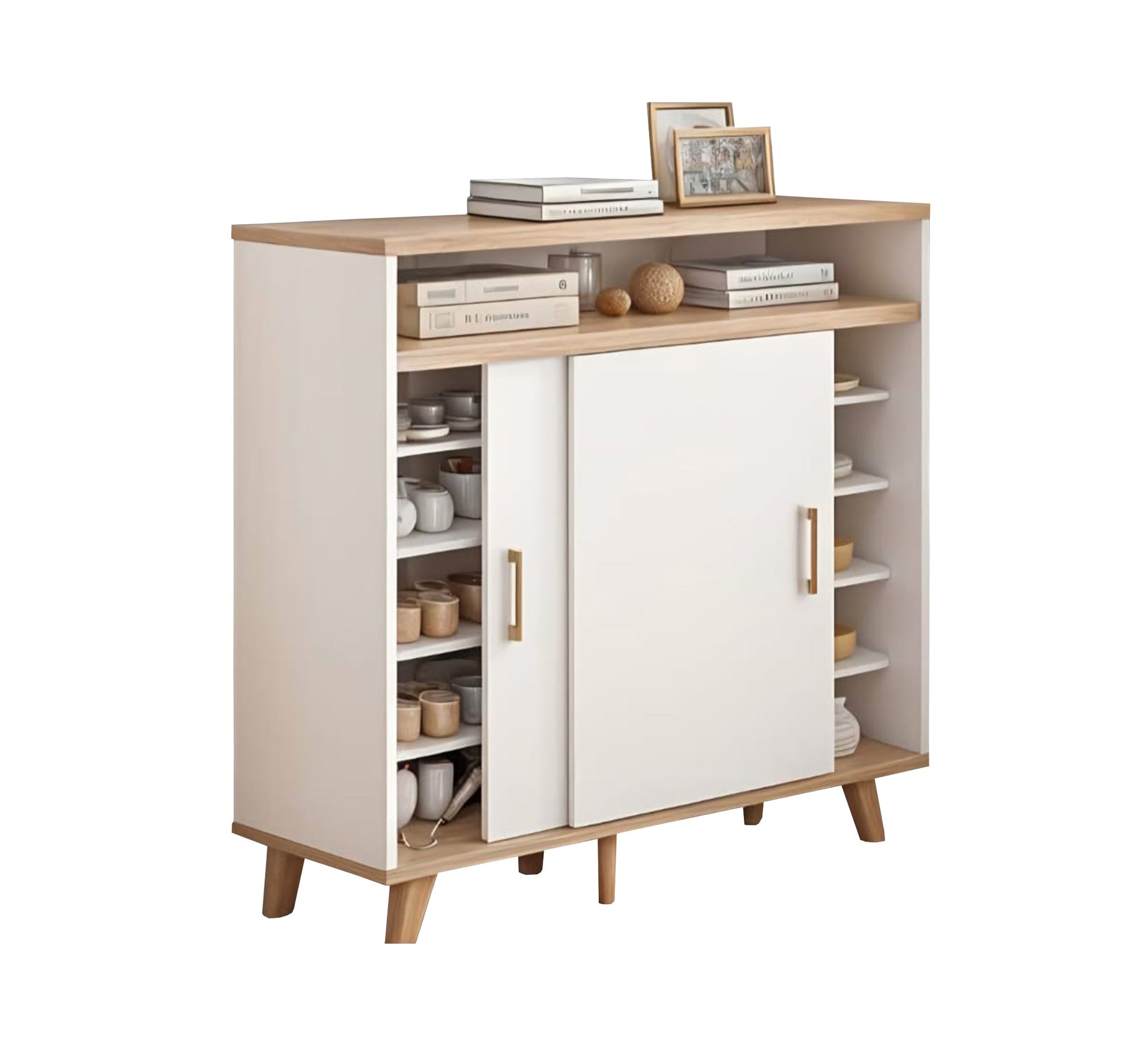 Shoe rack with sliding doors - Vitrine Furniture - Furniture