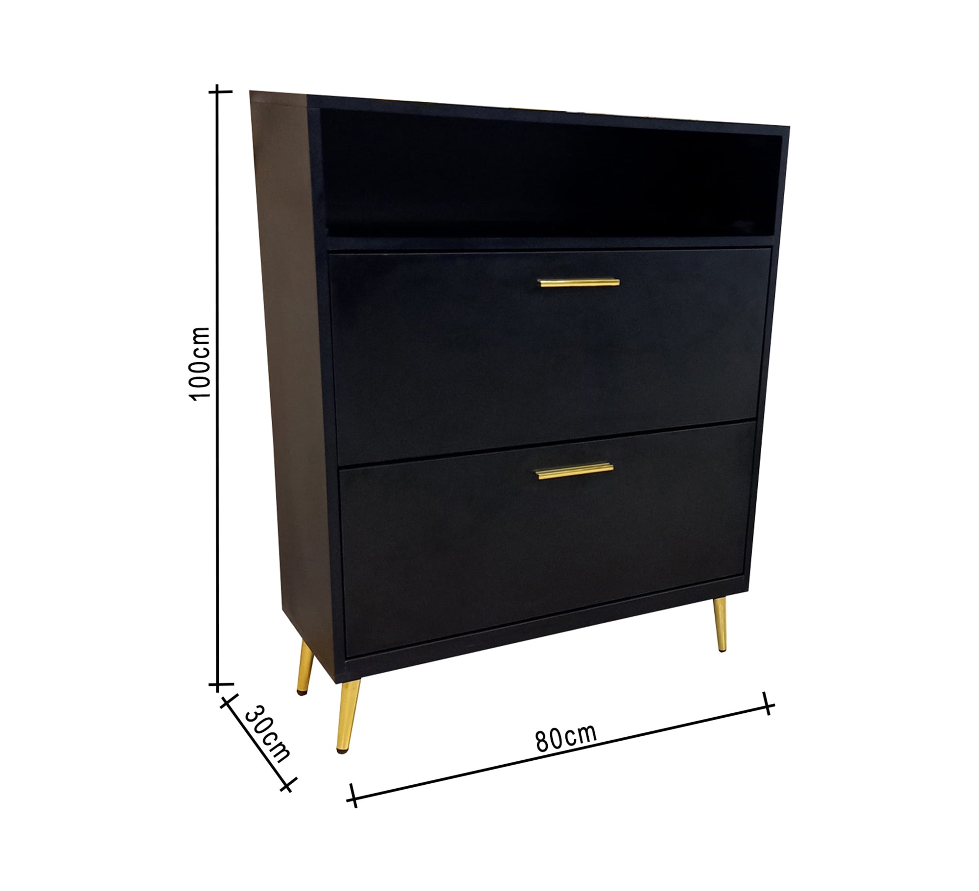 shoerack with two flip flaps - Vitrine Furniture - Furniture