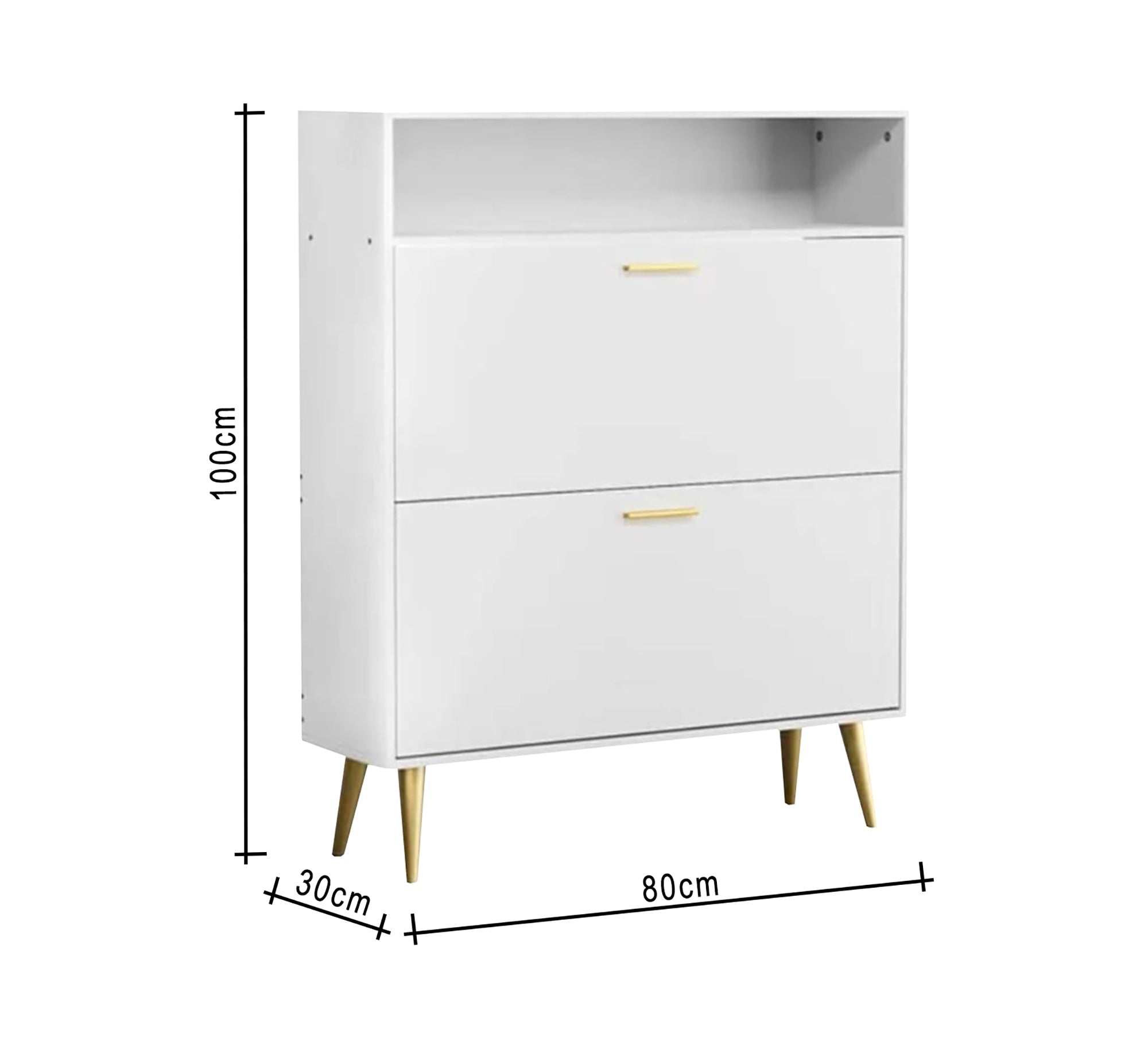 shoerack with two flip flaps - Vitrine Furniture - Furniture