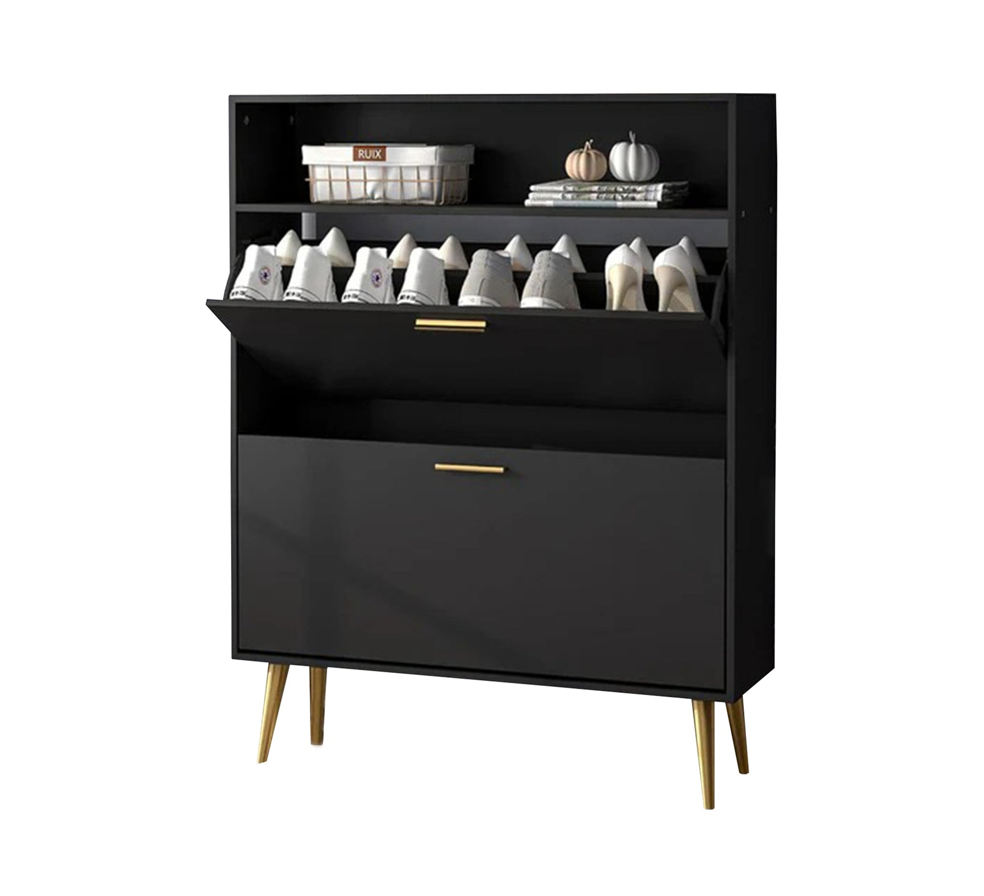 shoerack with two flip flaps - Vitrine Furniture - Furniture
