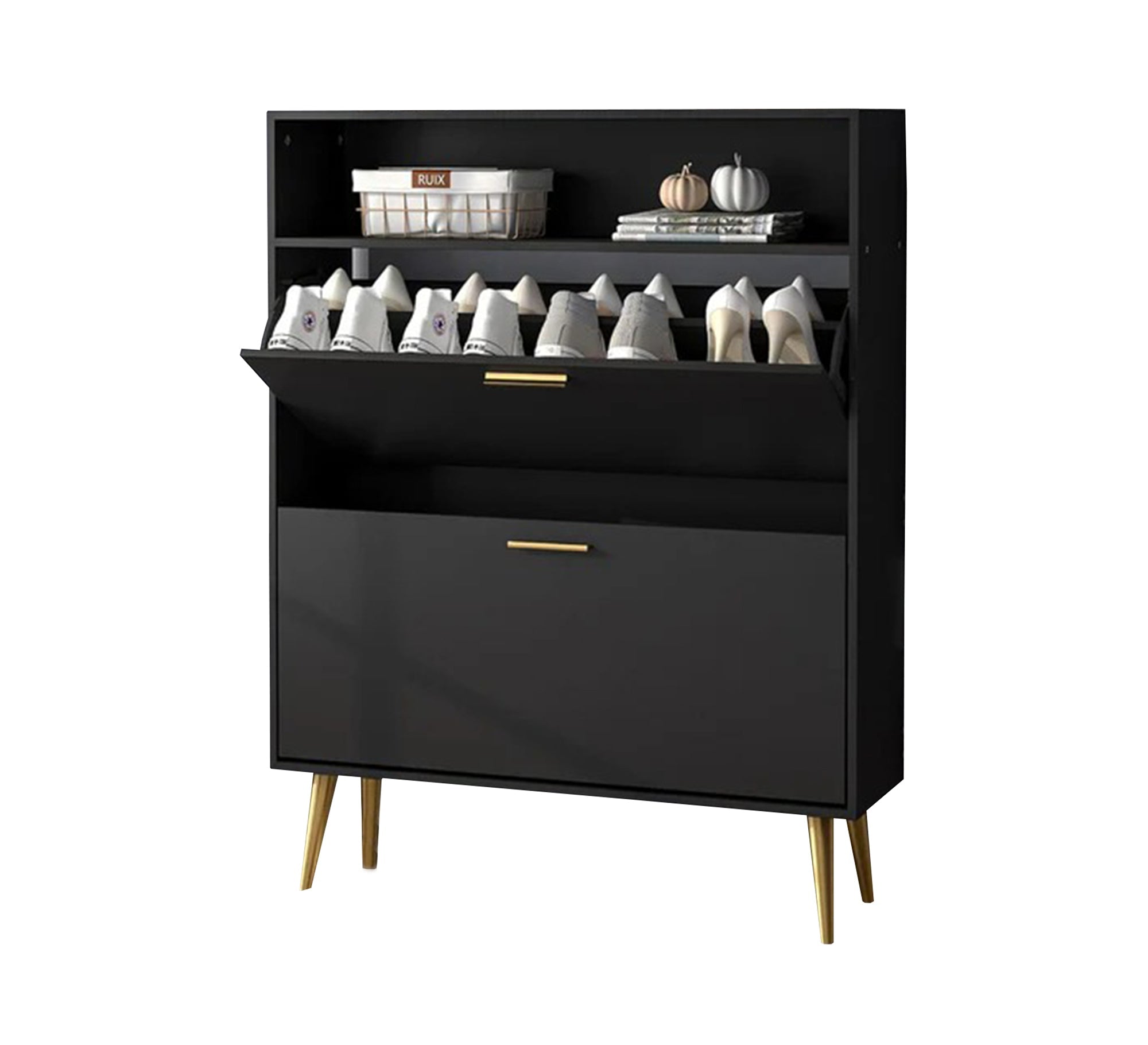 shoerack with two flip flaps - Vitrine Furniture - Furniture