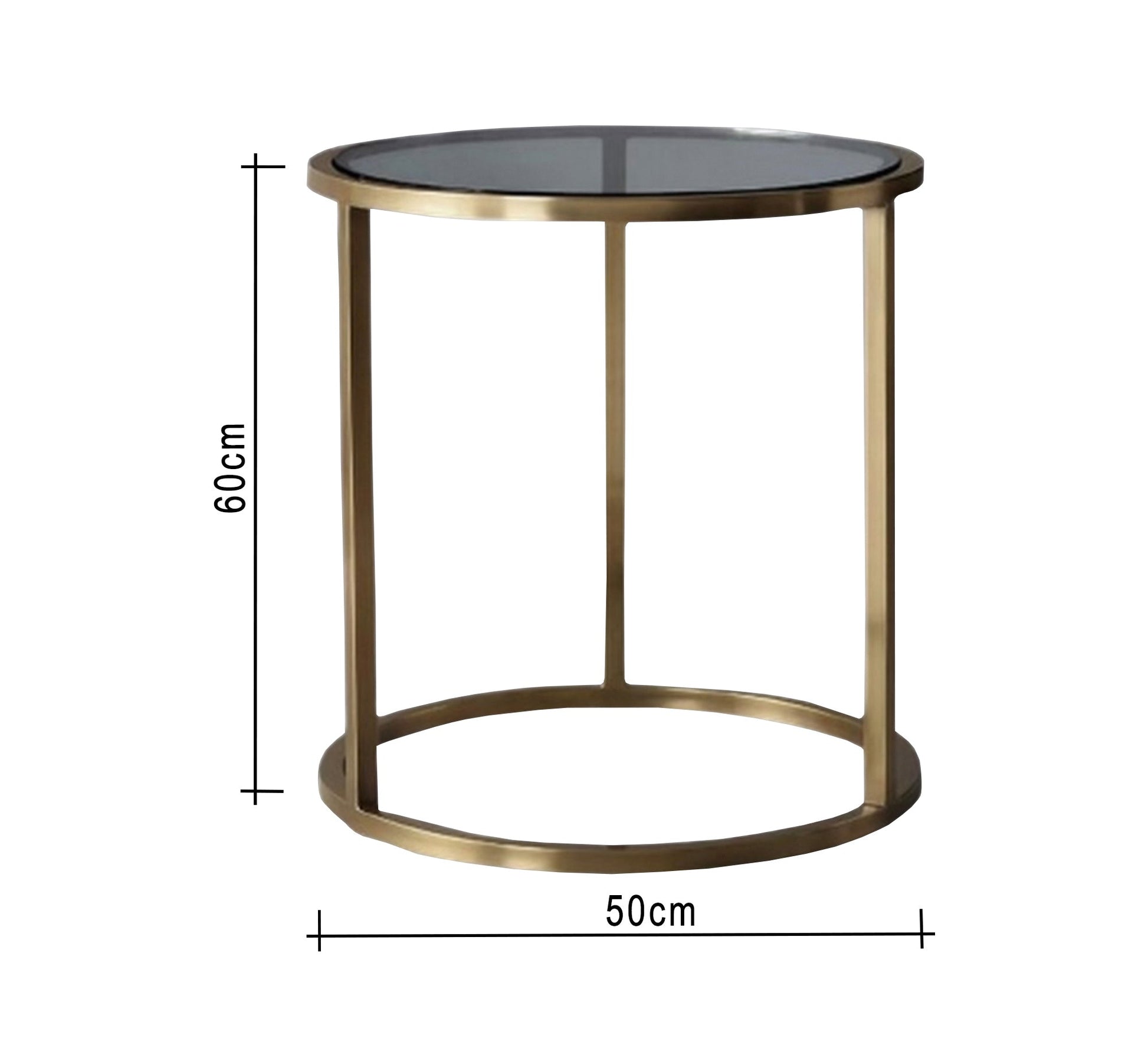 Side table with a circular base - Vitrine Furniture - Furniture